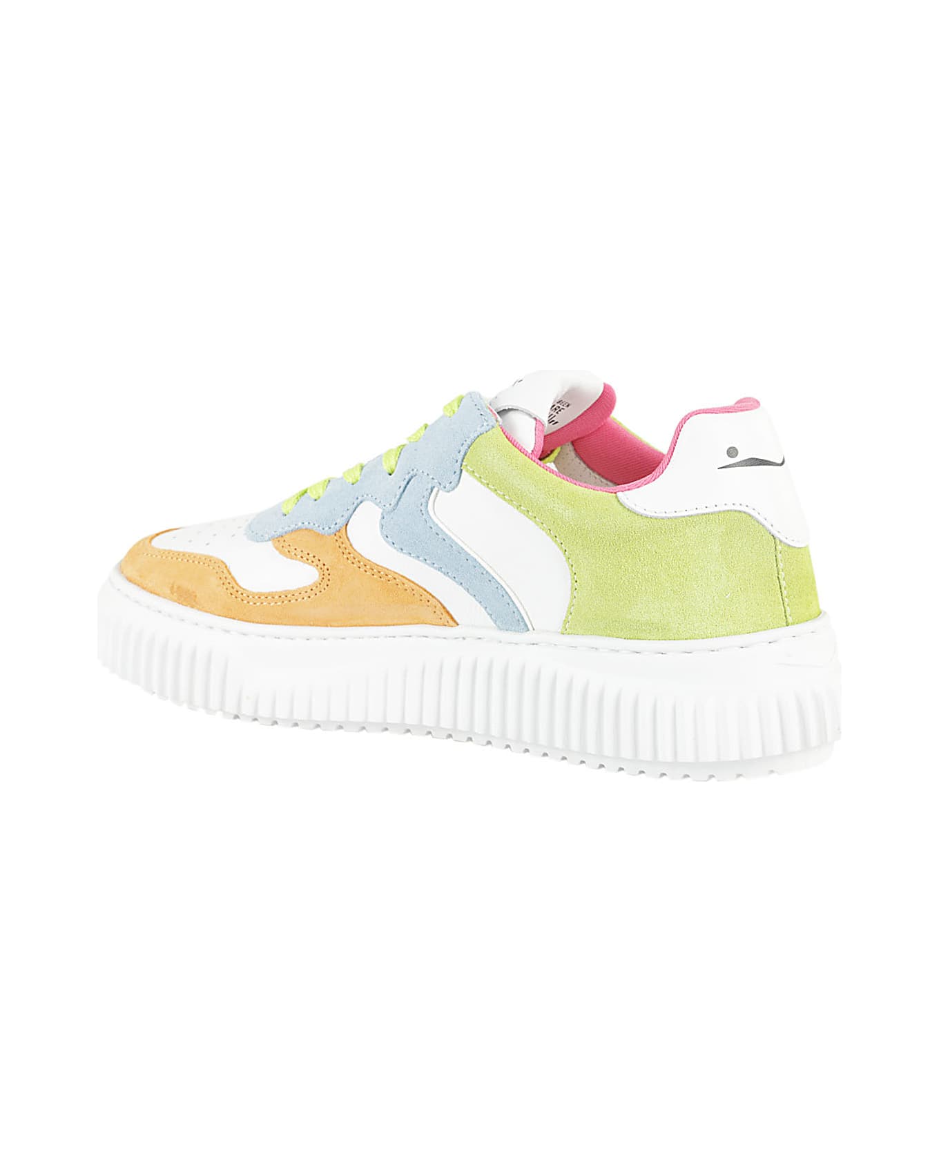 Voile Blanche Laura Suede - Peach Sky Blue Lime
