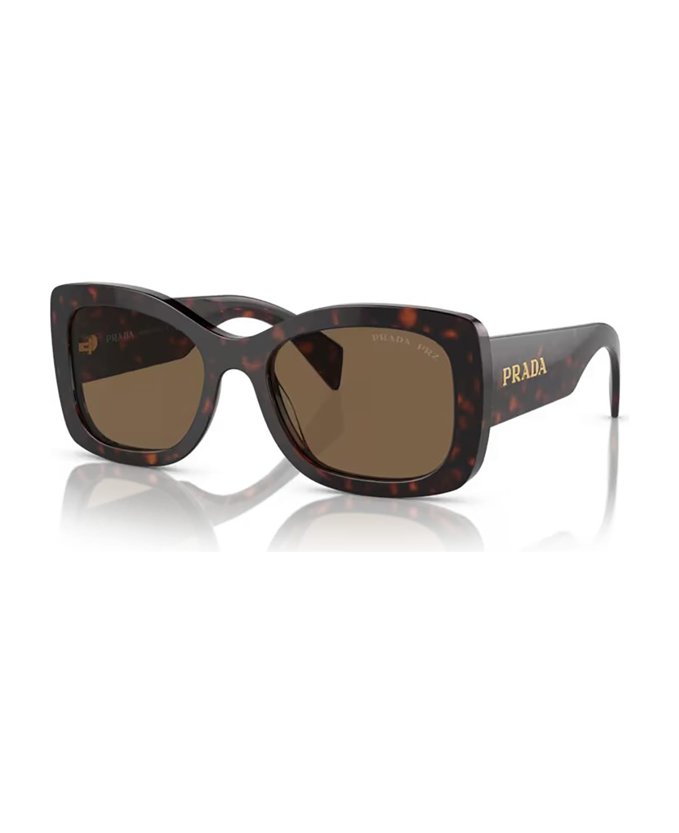 Prada Eyewear Pr A08s Briar Tortoise Sunglasses - Briar Tortoise サングラス