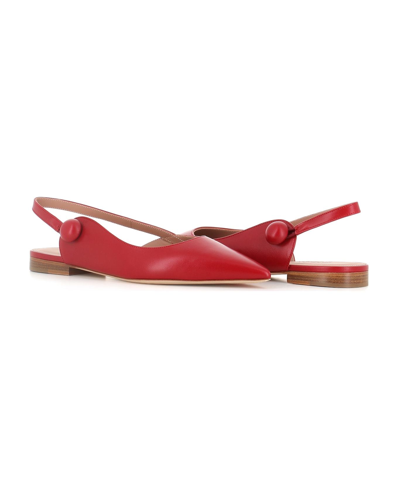 Malone Souliers Ballerina Palmer 10-4 - Carmin red