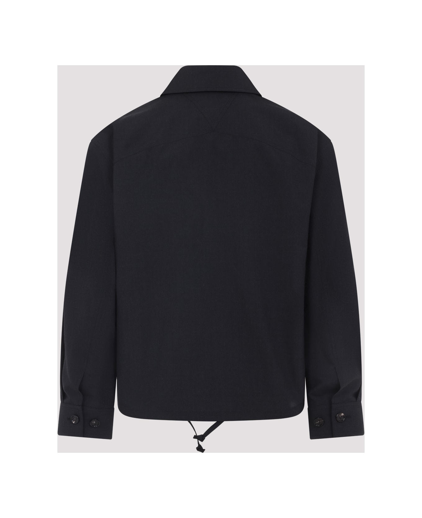 Bottega Veneta Kimono Blouson Jacket - Charcoal Melange