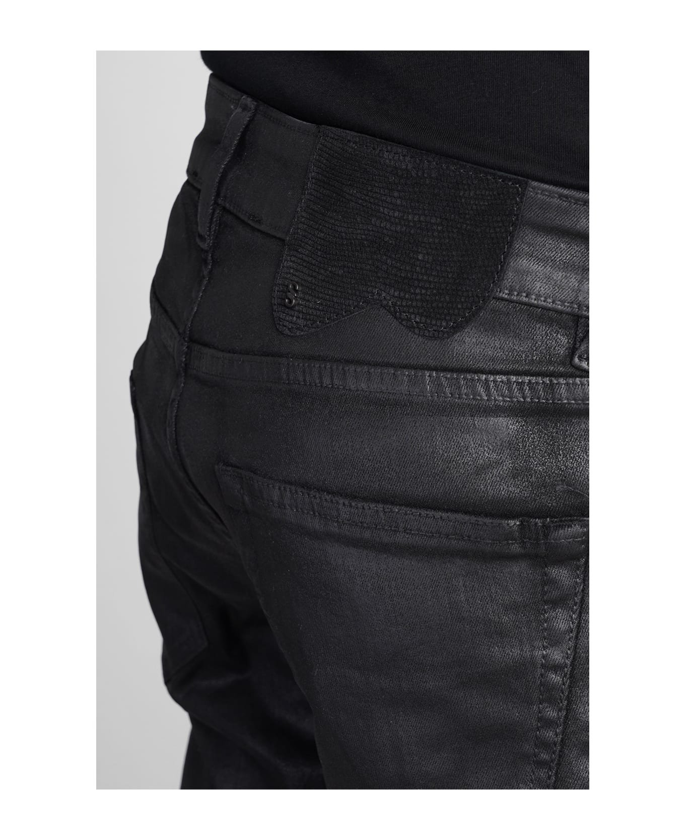 Salvatore Santoro Jeans In Black Cotton - black ボトムス