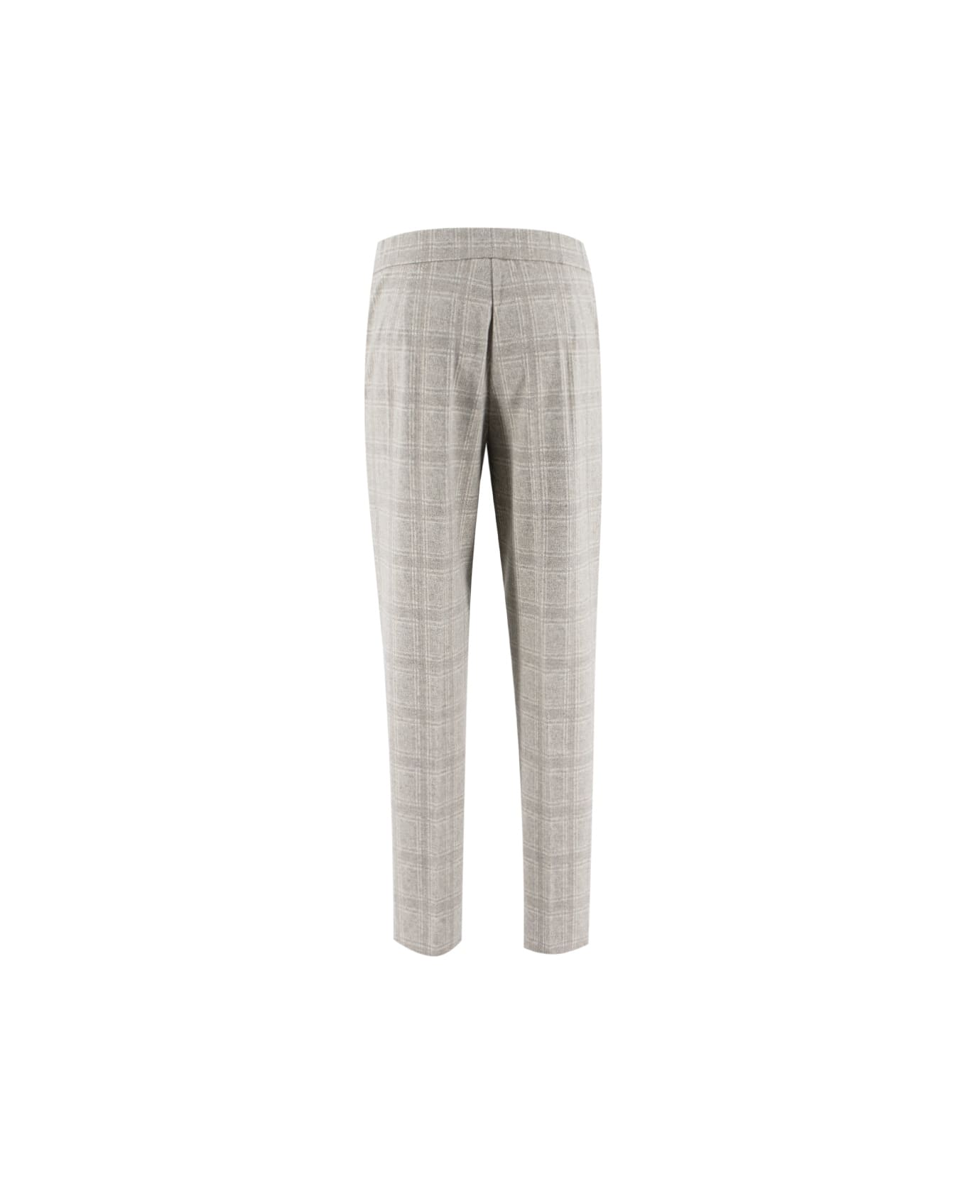 Le Tricot Perugia Trousers - GREY/BEIGE ボトムス