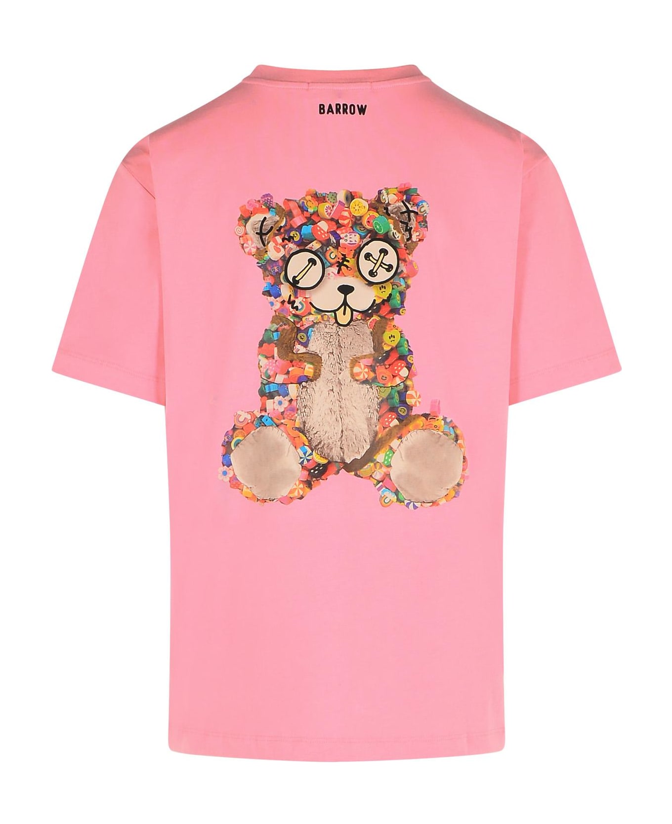Barrow 
orso
 Pink Cotton T-shirt - Prism Pink