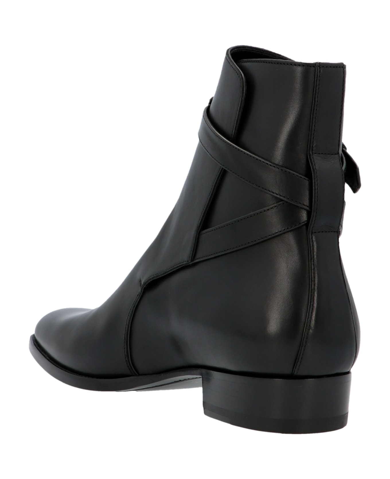 Saint Laurent 'wyatt' Shoes - Black