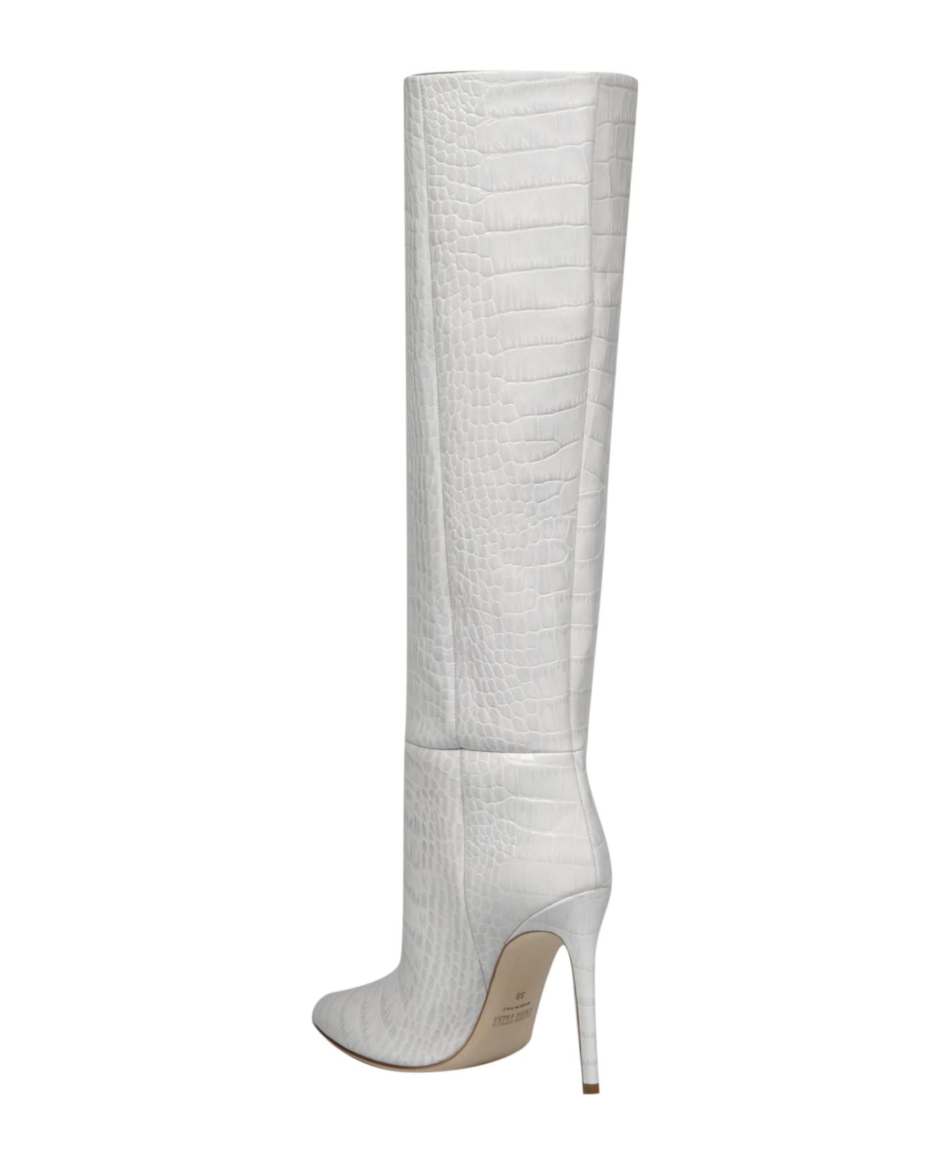 Paris Texas Crocodile Boots - Grigio
