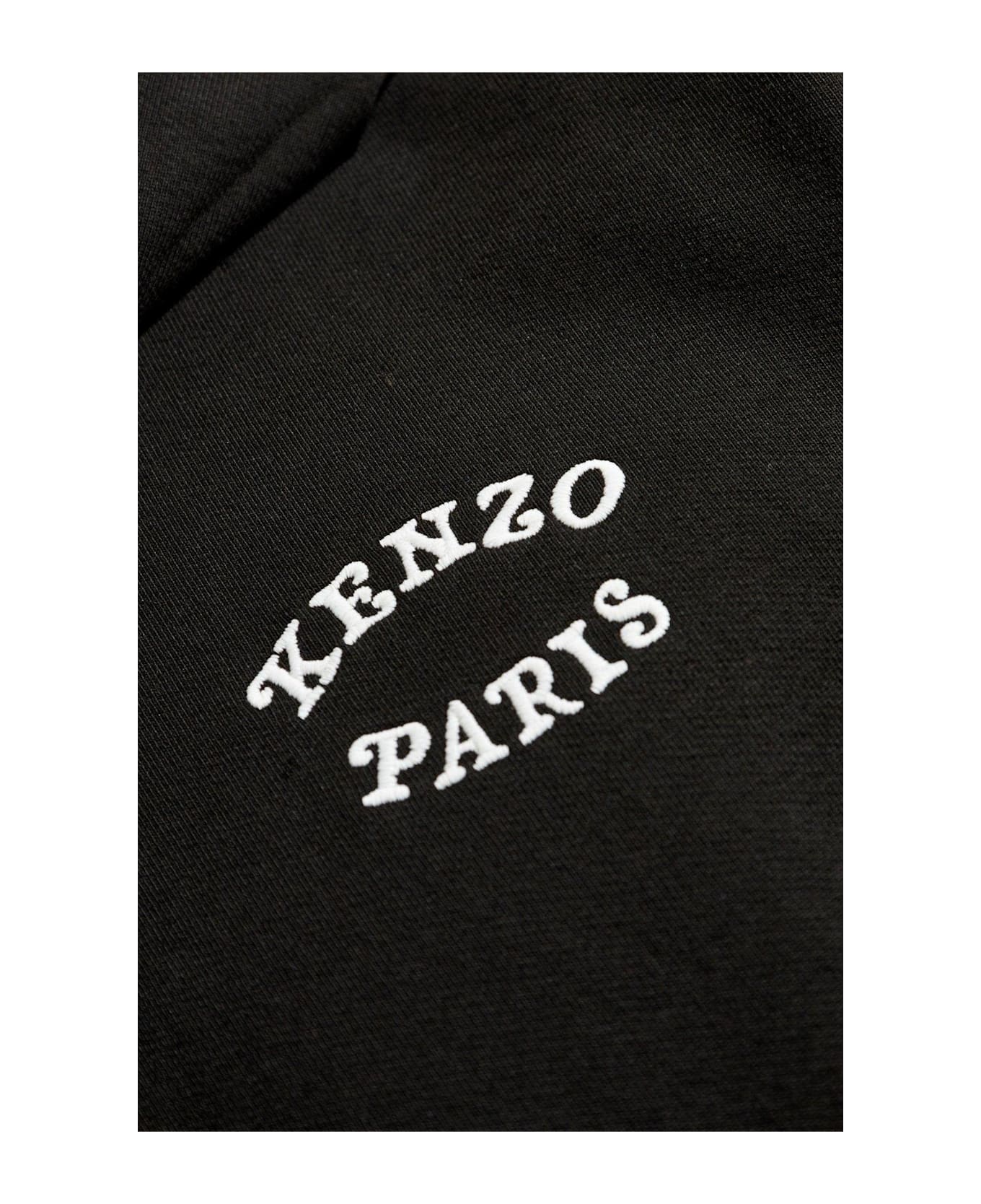 Kenzo X Verdy Embroidered Long Sleeved Hoodie - BLACK