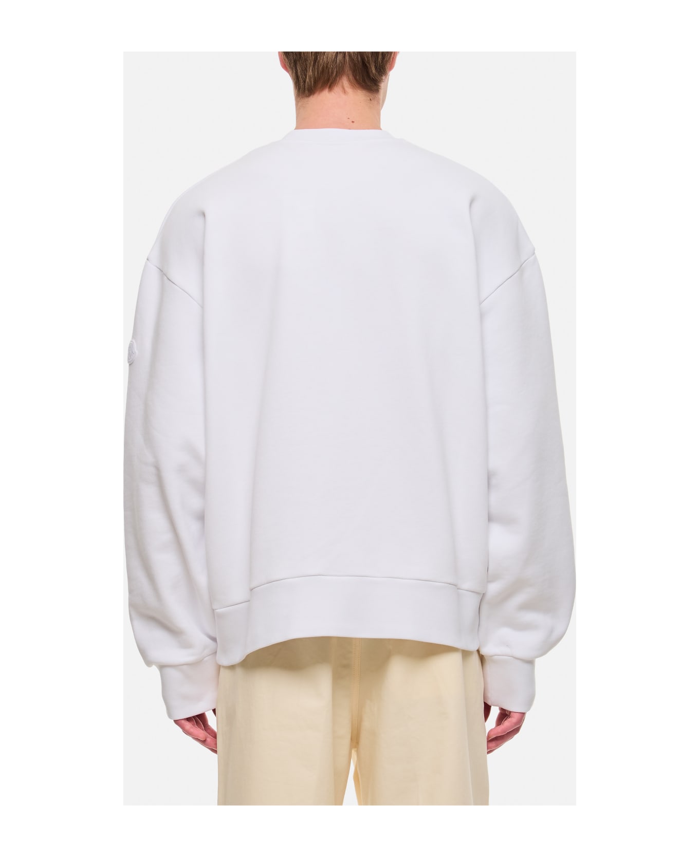 Moncler Cotton Sweatshirt - White