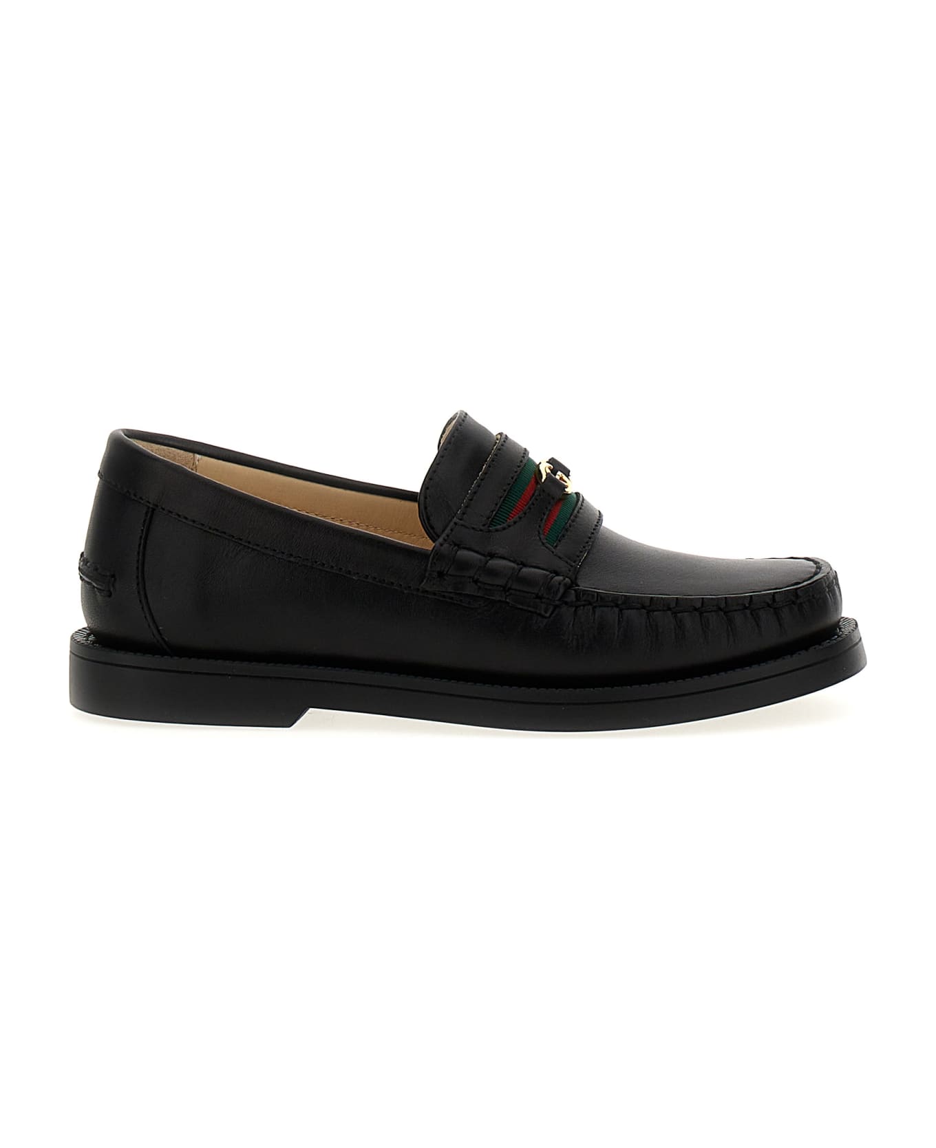 Gucci Web Loafers - Black  