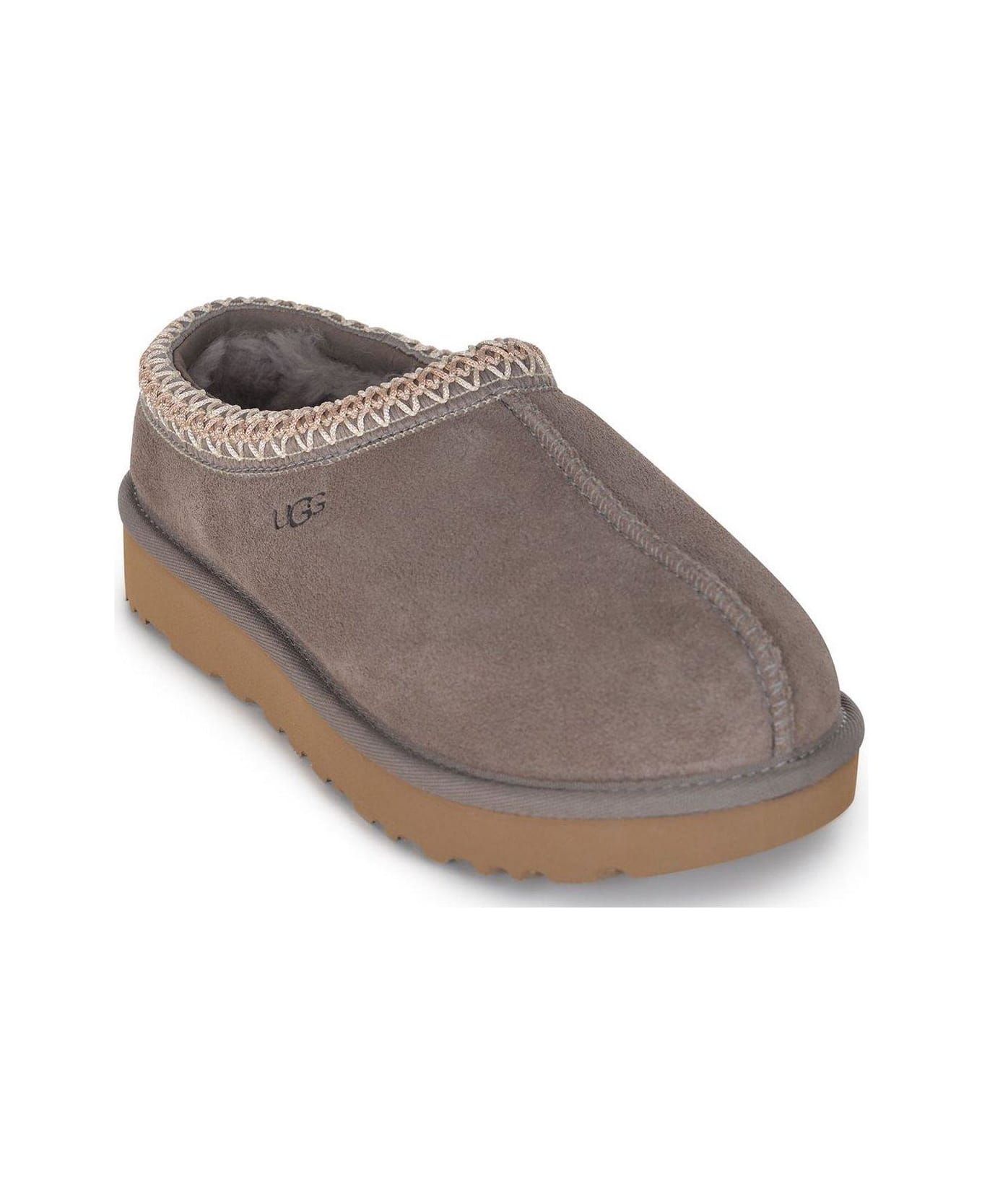 UGG Tasman Logo Embossed Slippers - Grey