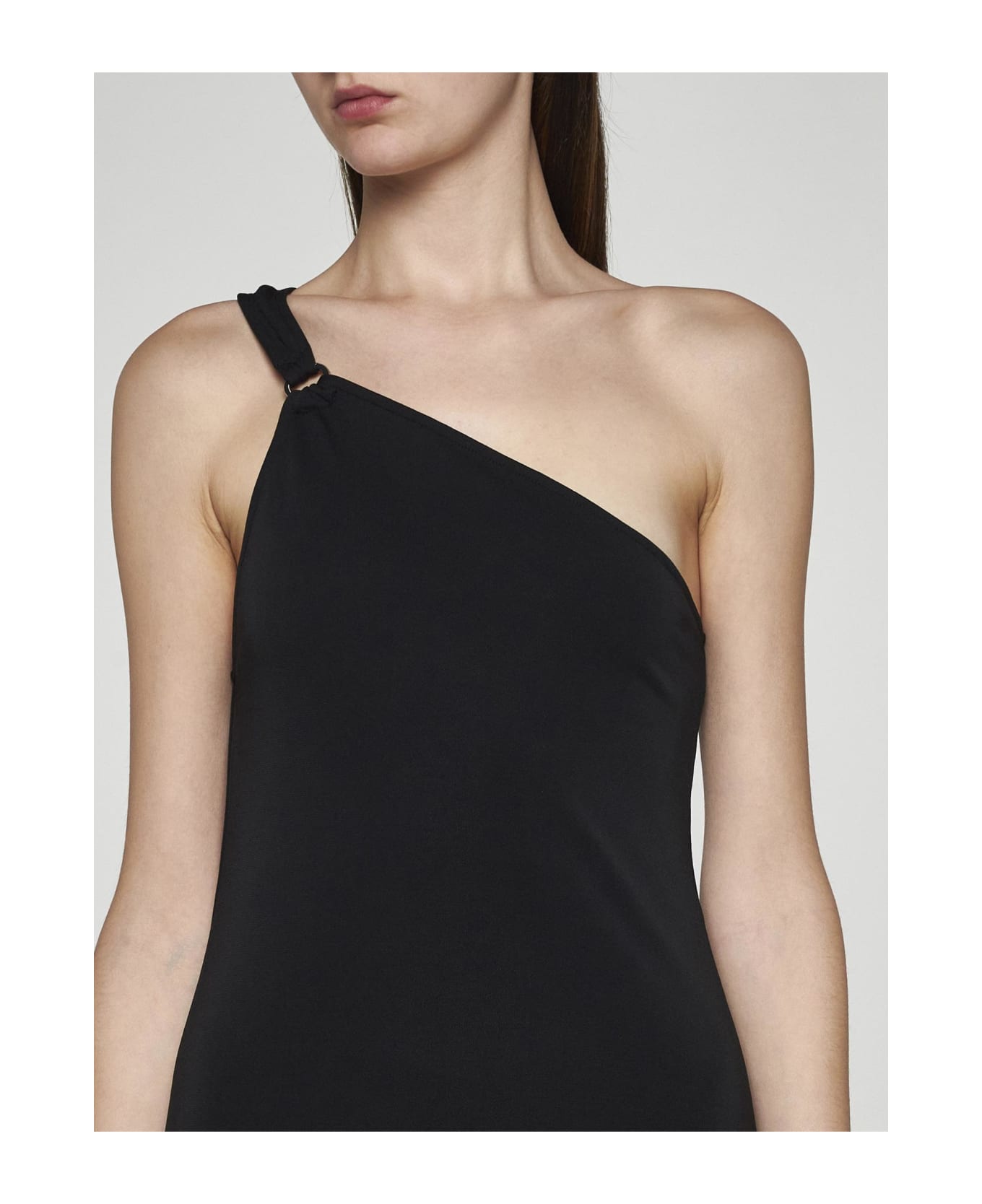 Filippa K Acetate-blend One-shoulder Dress - Black
