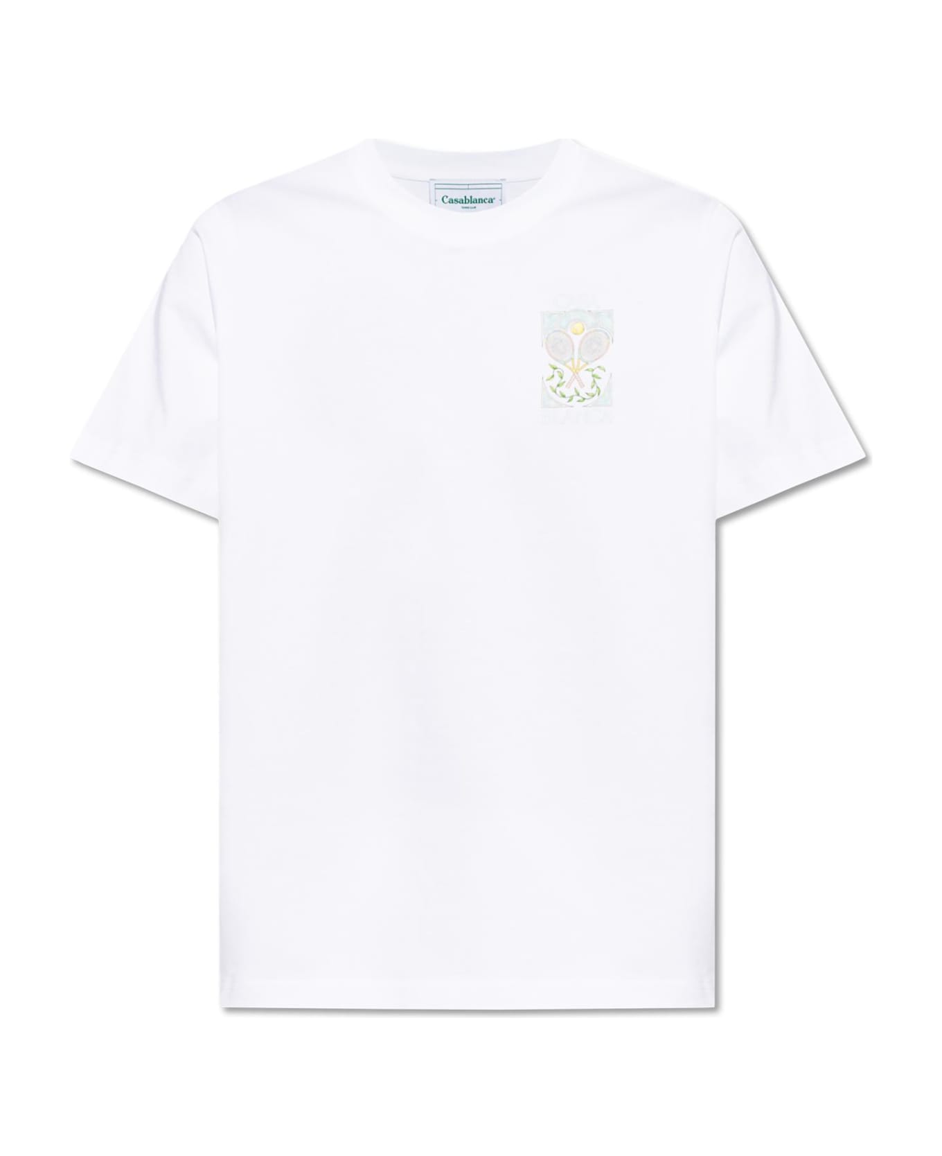 Casablanca Printed T-shirt - Bianco