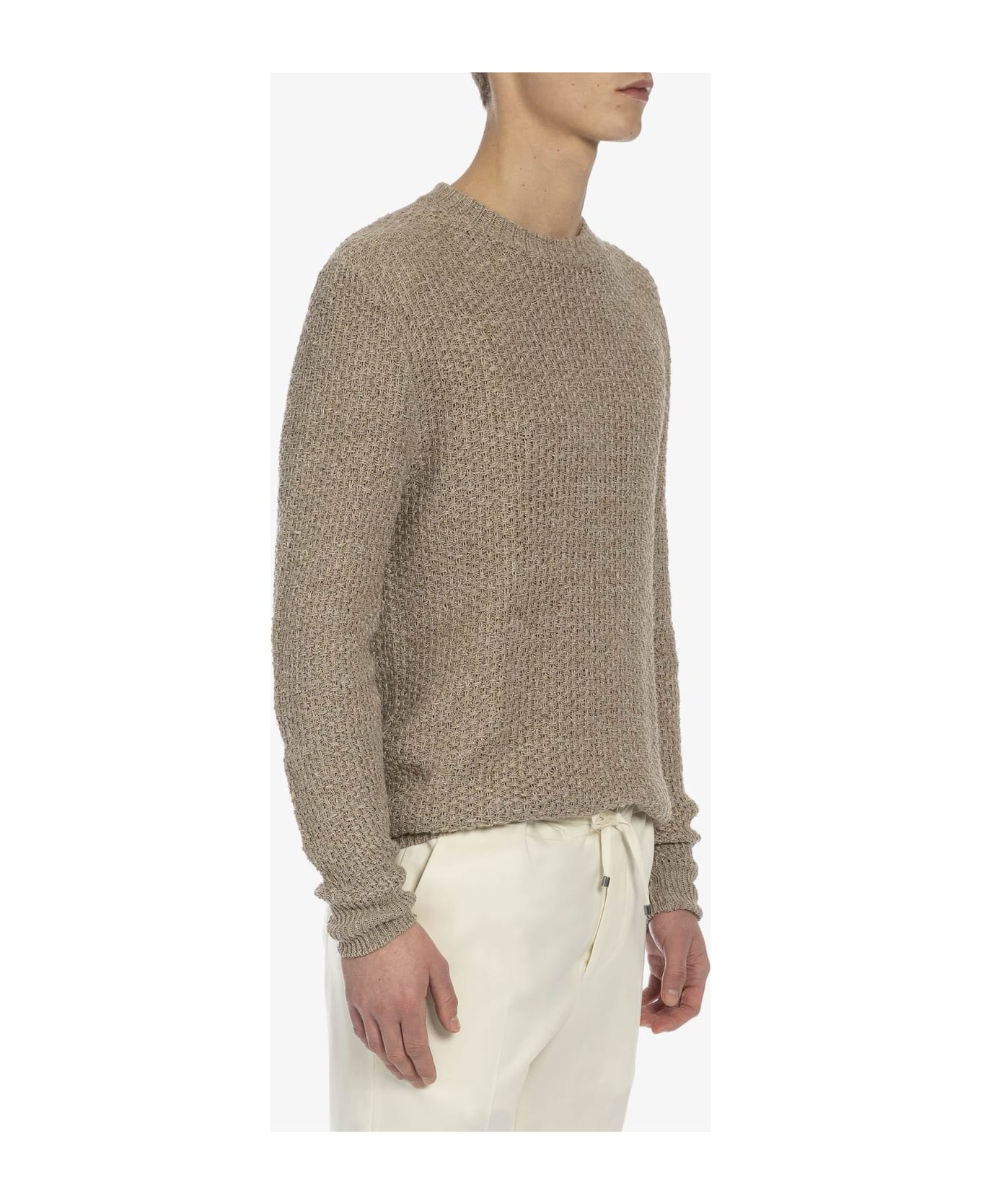 Larusmiani 'meadow Lane' Sweater Sweater - Beige ニットウェア