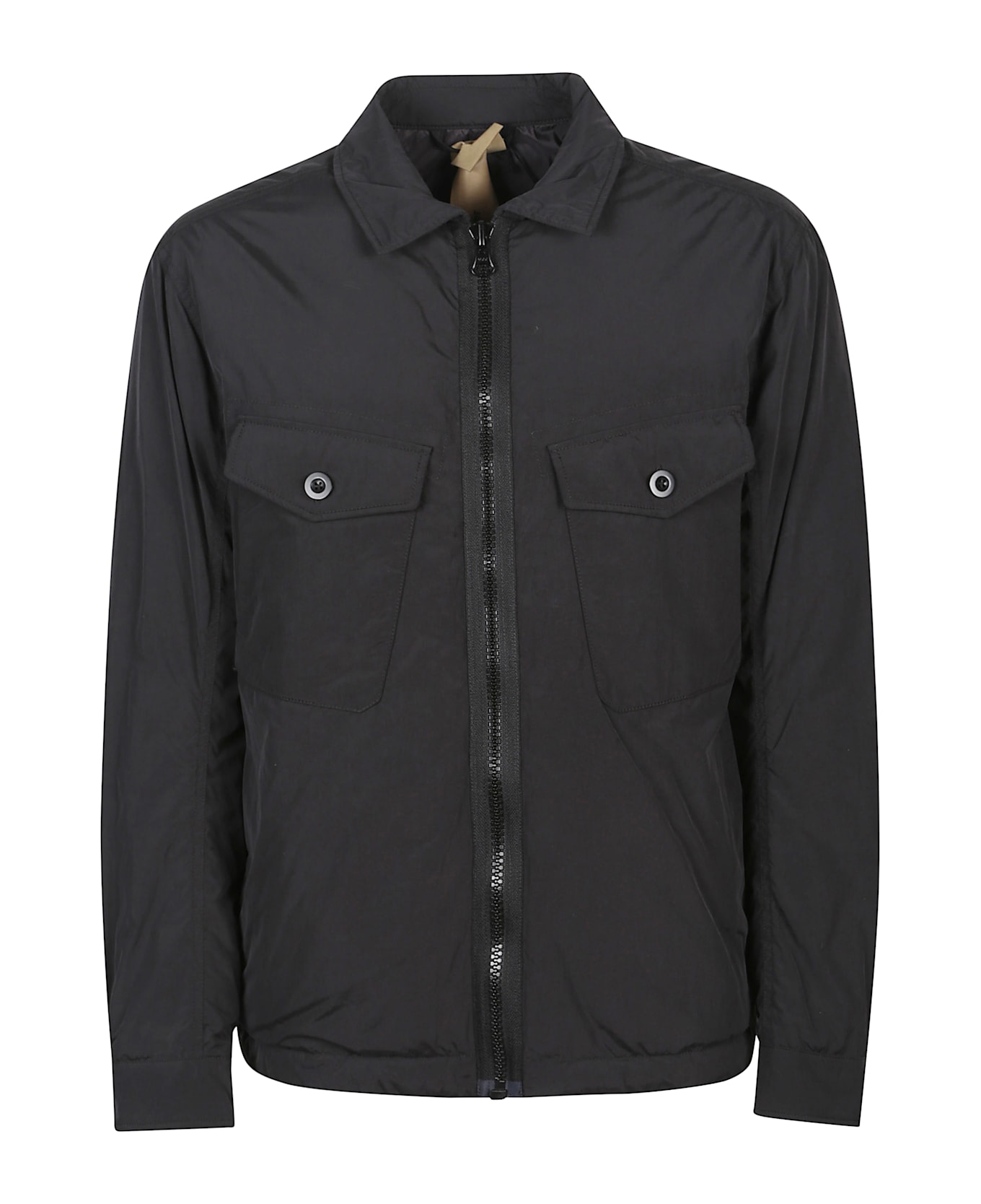 Ten C Lightweight Zip-up Jacket - Black