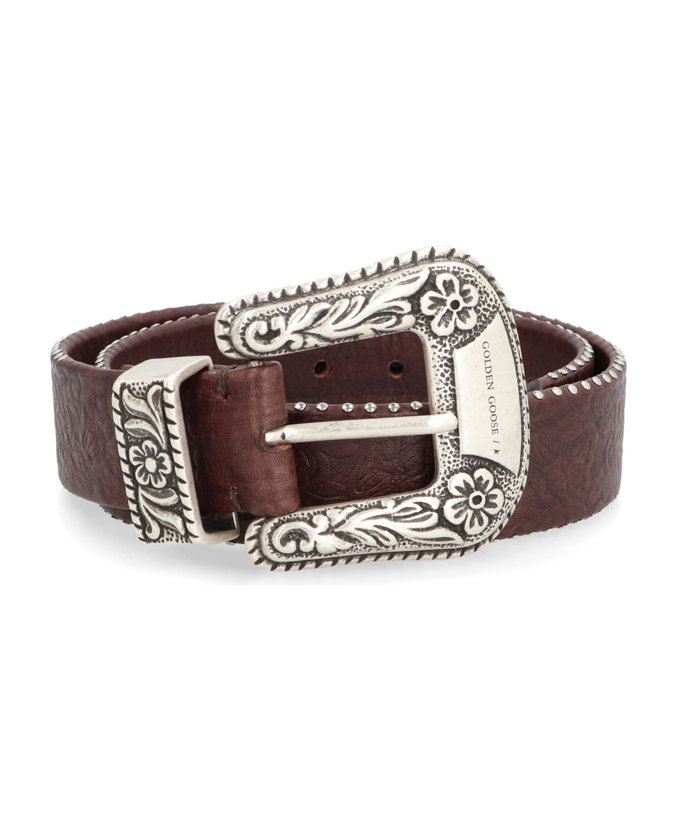 Golden Goose Leather Lace Belt - brown ベルト