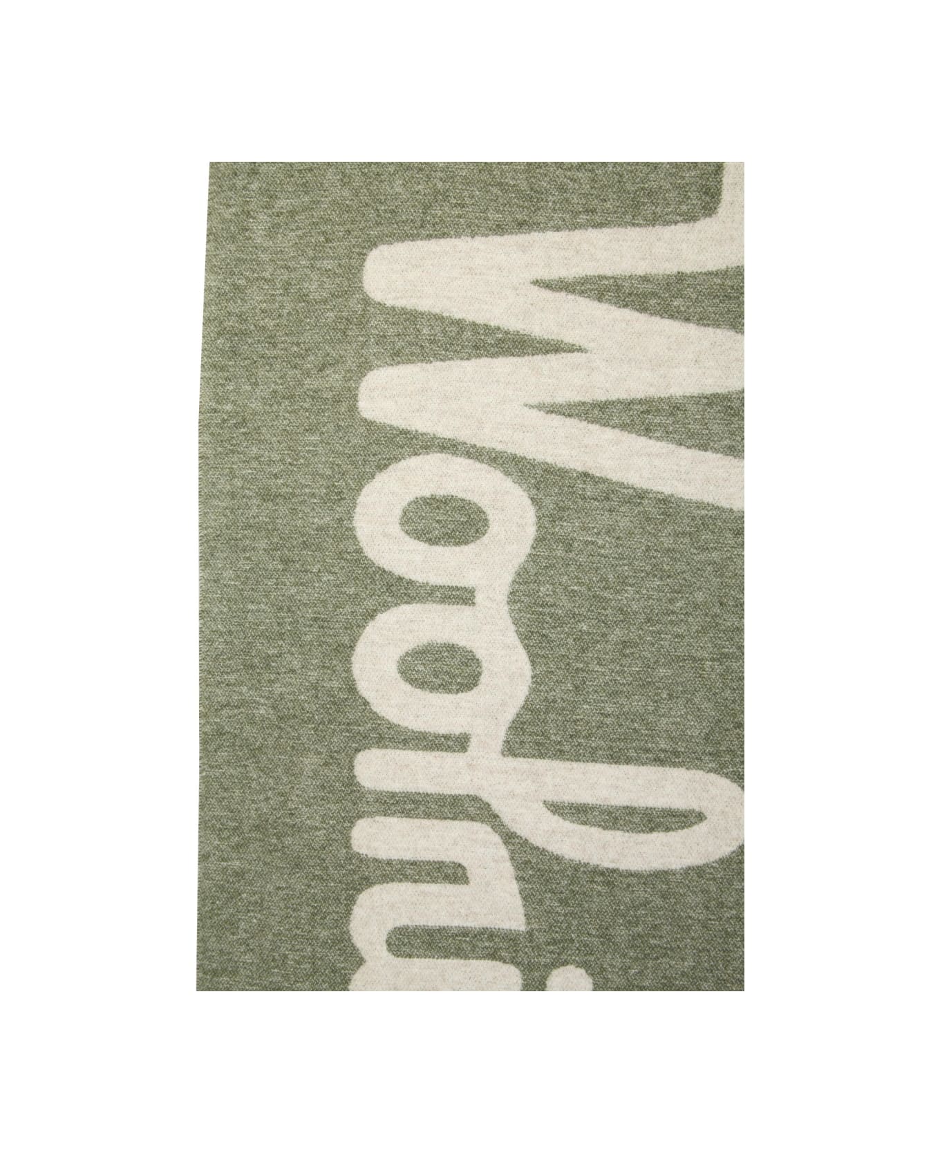 Woolrich Wool Blend Scarf - GREEN スカーフ＆ストール