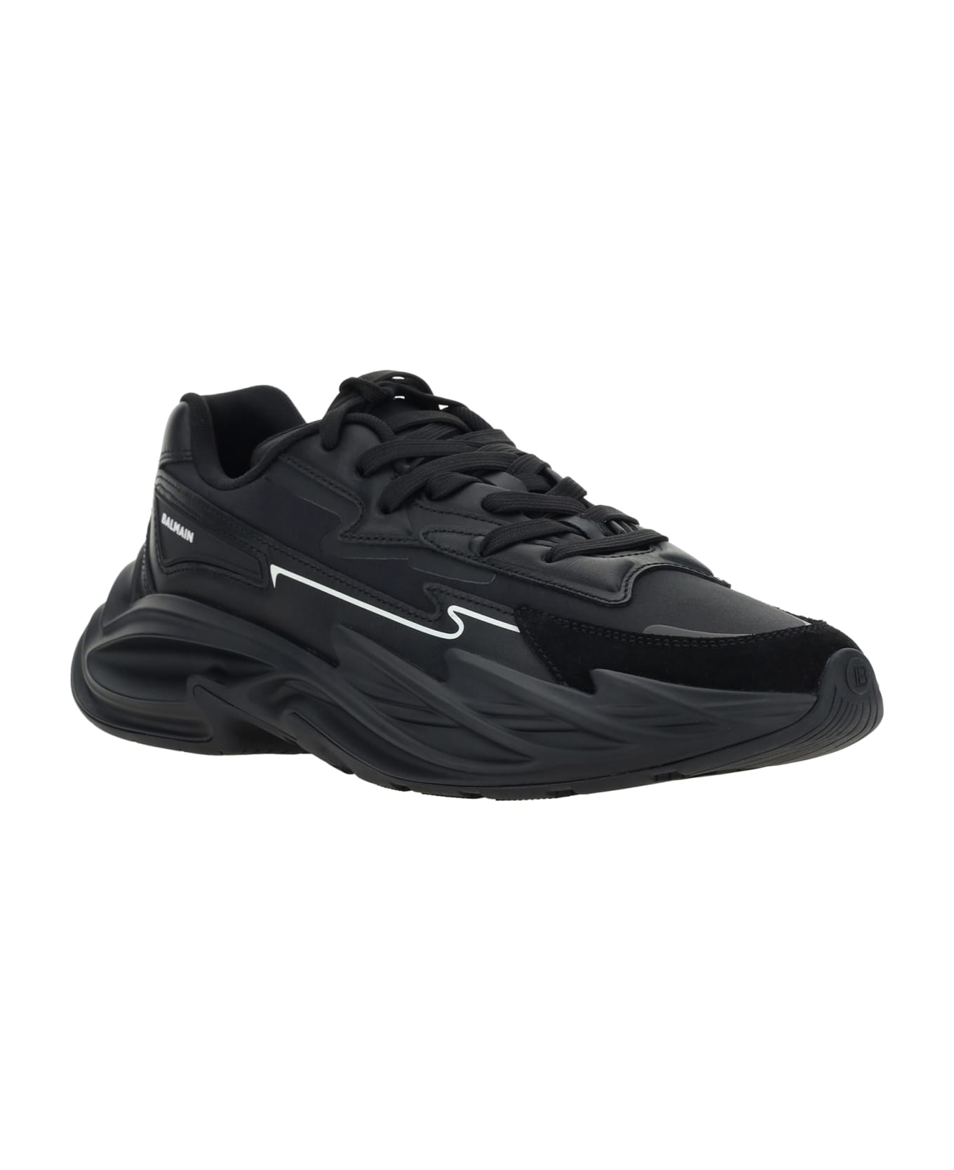 Balmain Run-row Sneakers - 0pa Noir