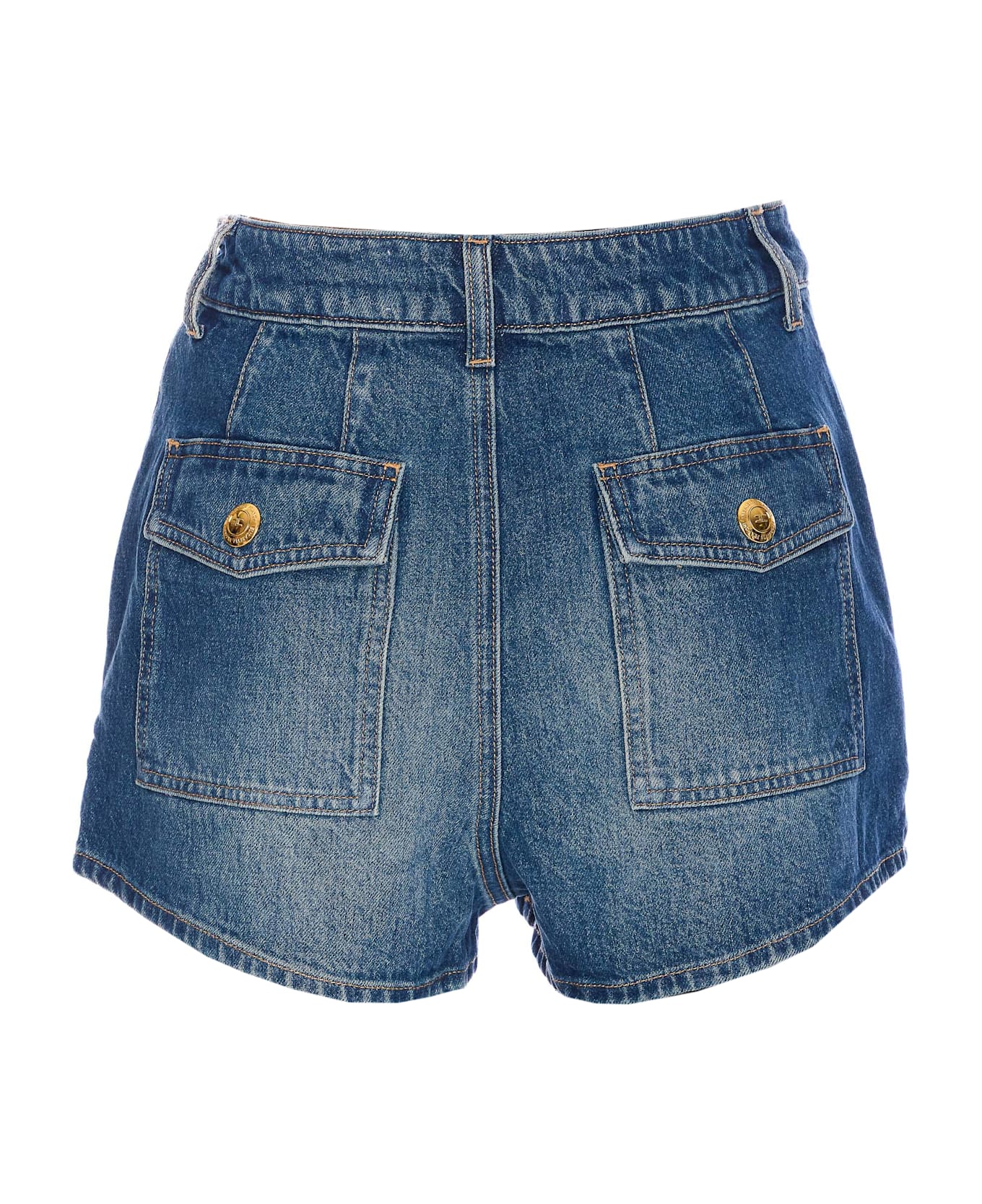 Elisabetta Franchi Denim Shorts - Blue