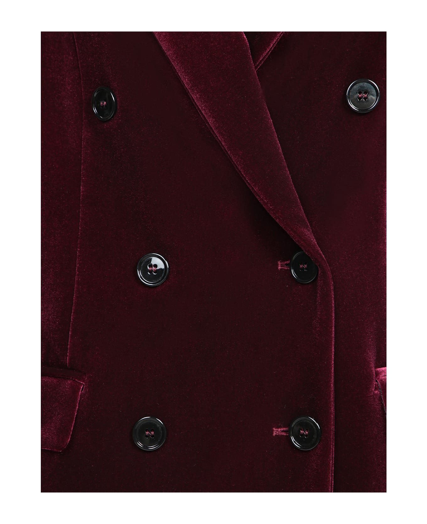 C.P. Company Burgundy Velvet Jacket - Bordeaux