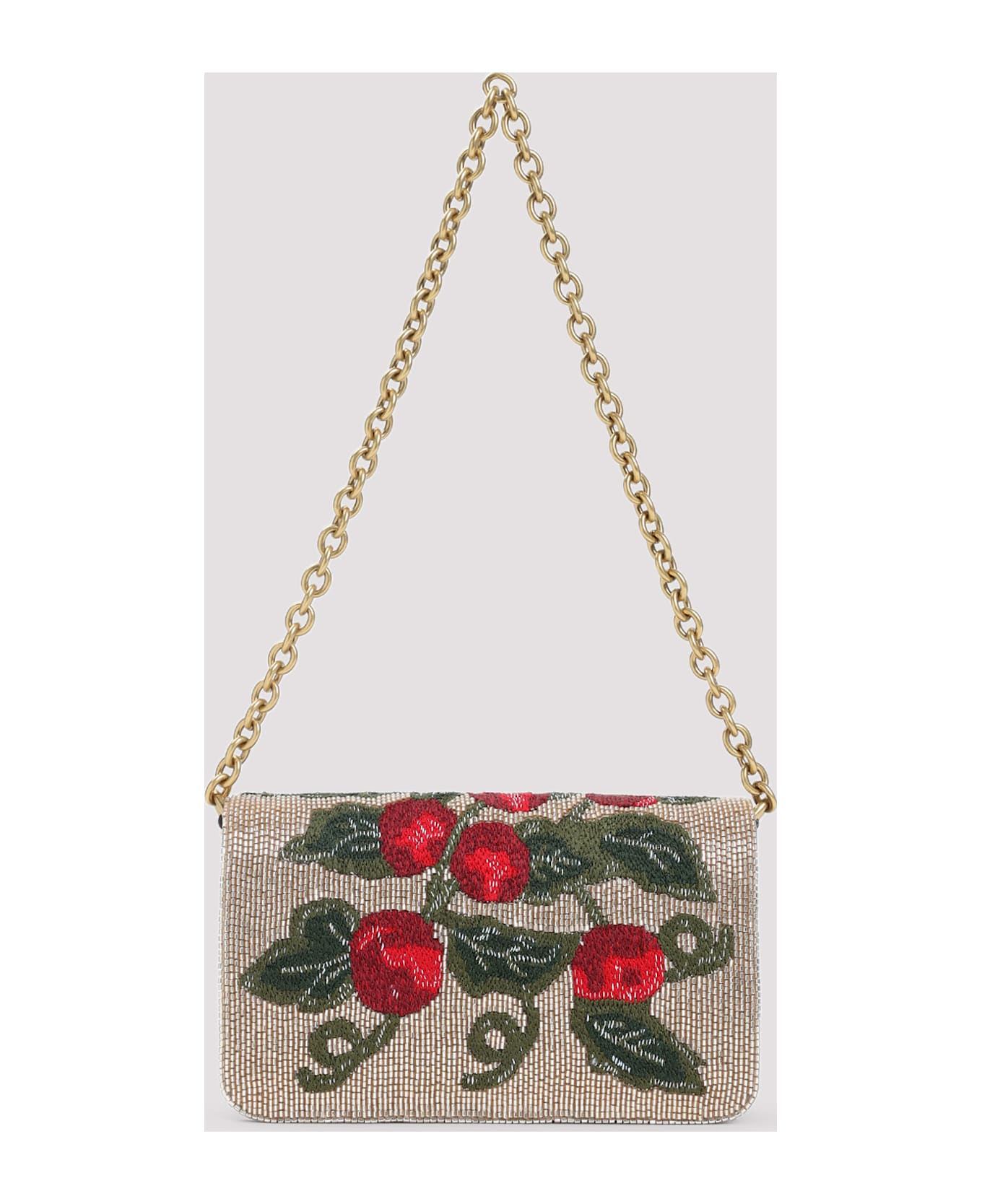 Valentino Garavani Small Clutch - Qq Gold Multicolor