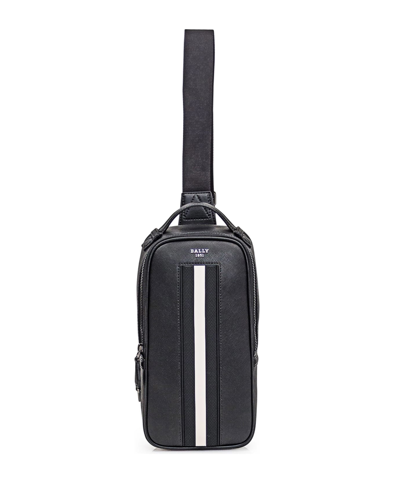 Bally Leather Backpack - BLACK ベルトバッグ