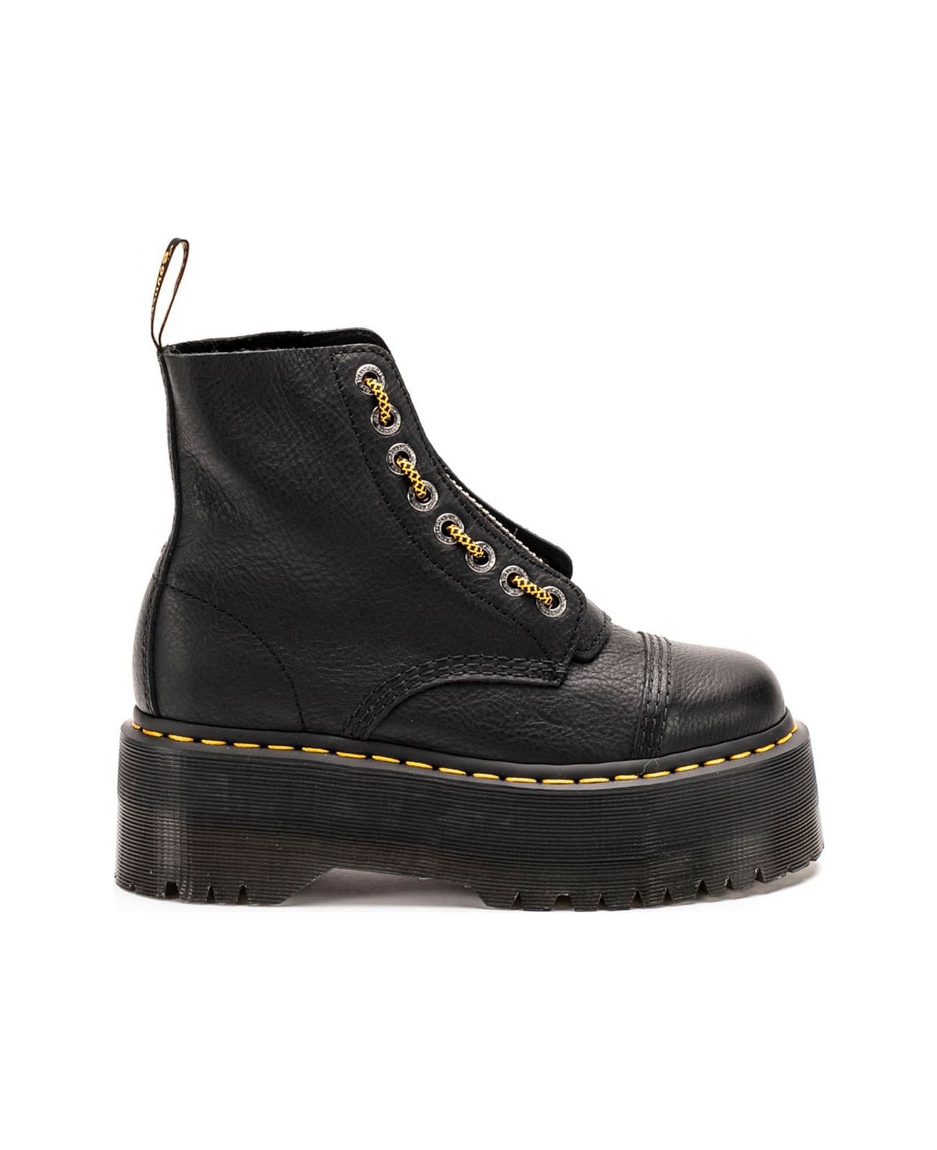 Dr. Martens Sinclair Platform Boots - Black Pisa