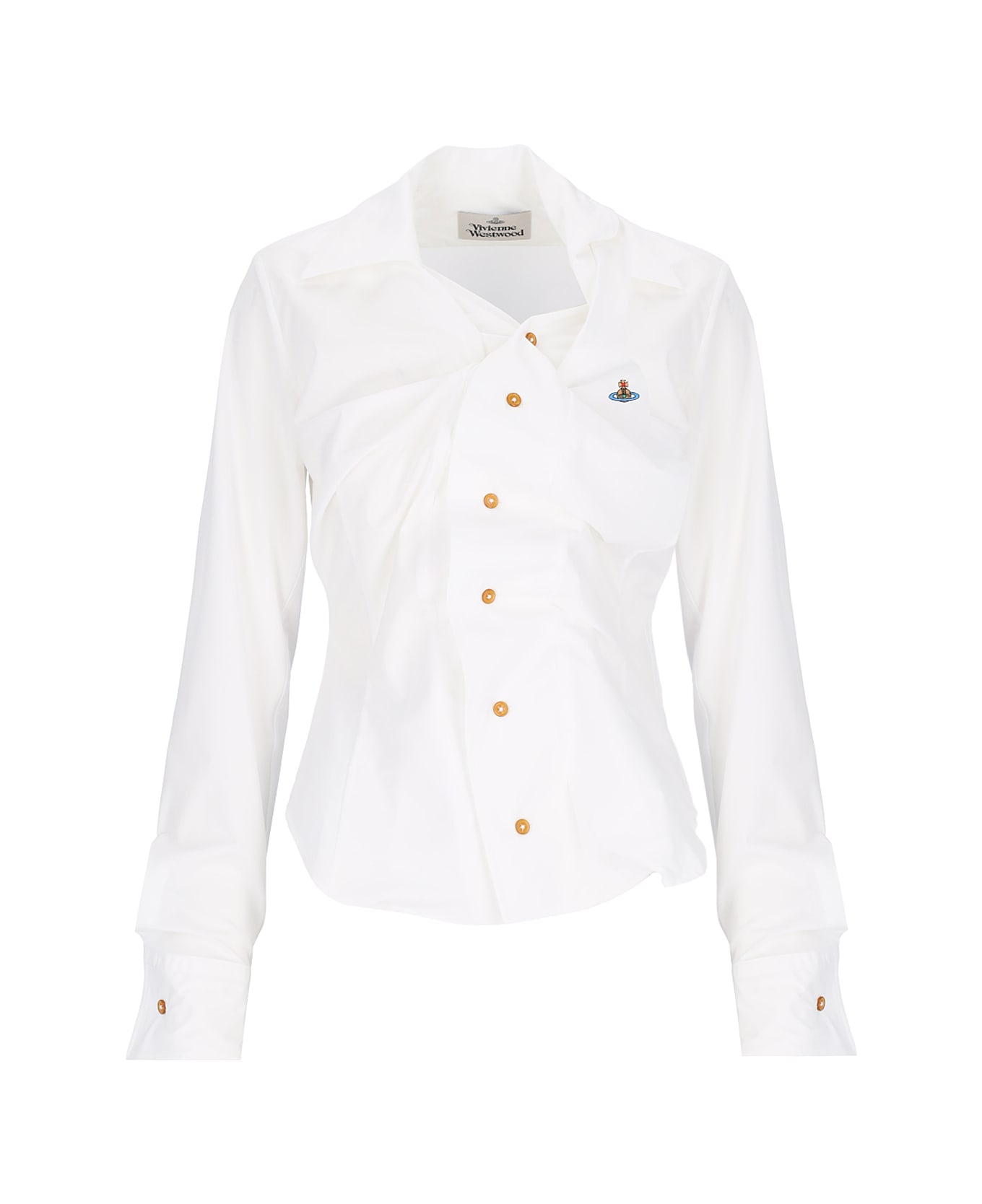 Vivienne Westwood 'drunken' Shirt - White