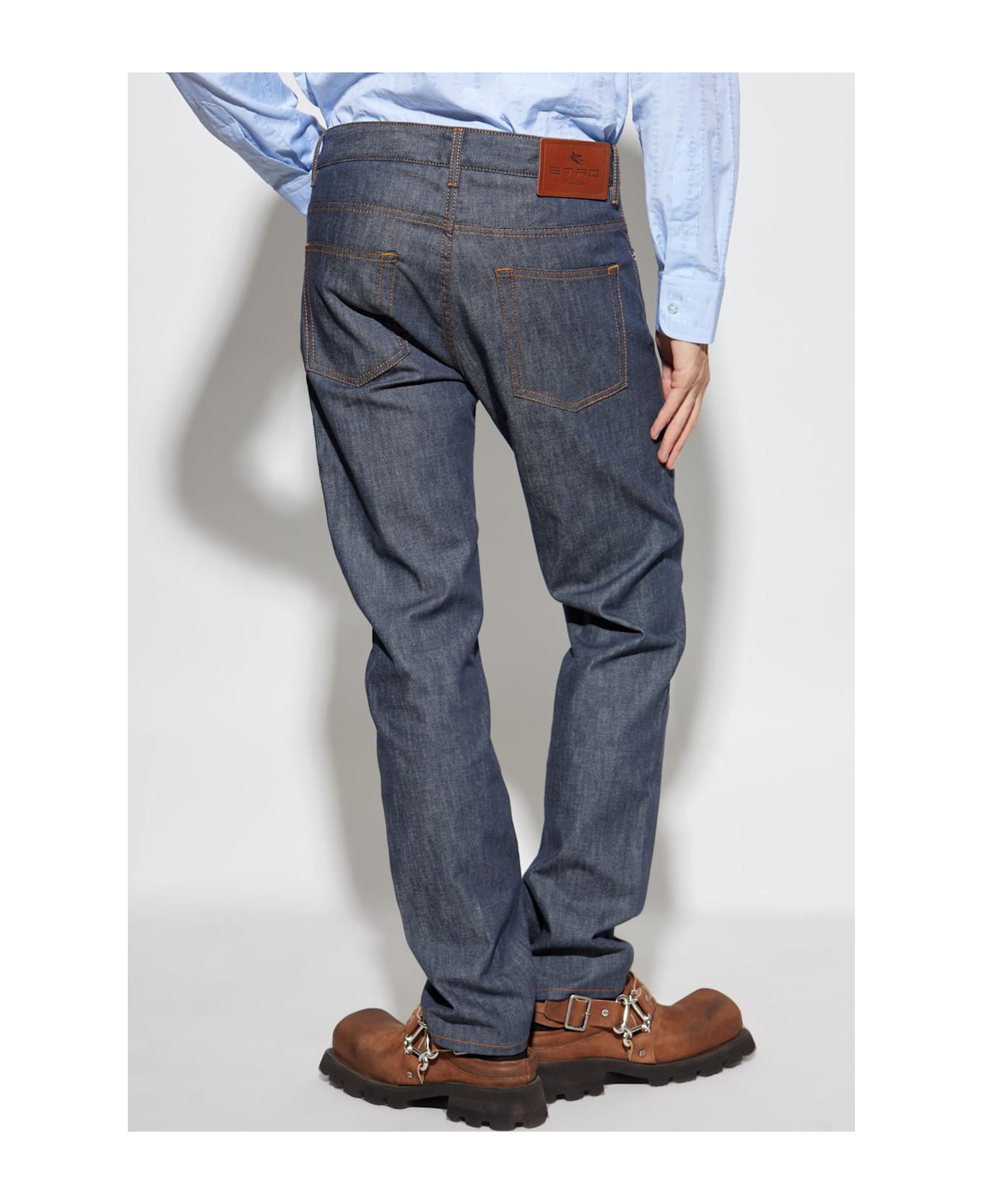 Etro Tapered Leg Jeans - Denim