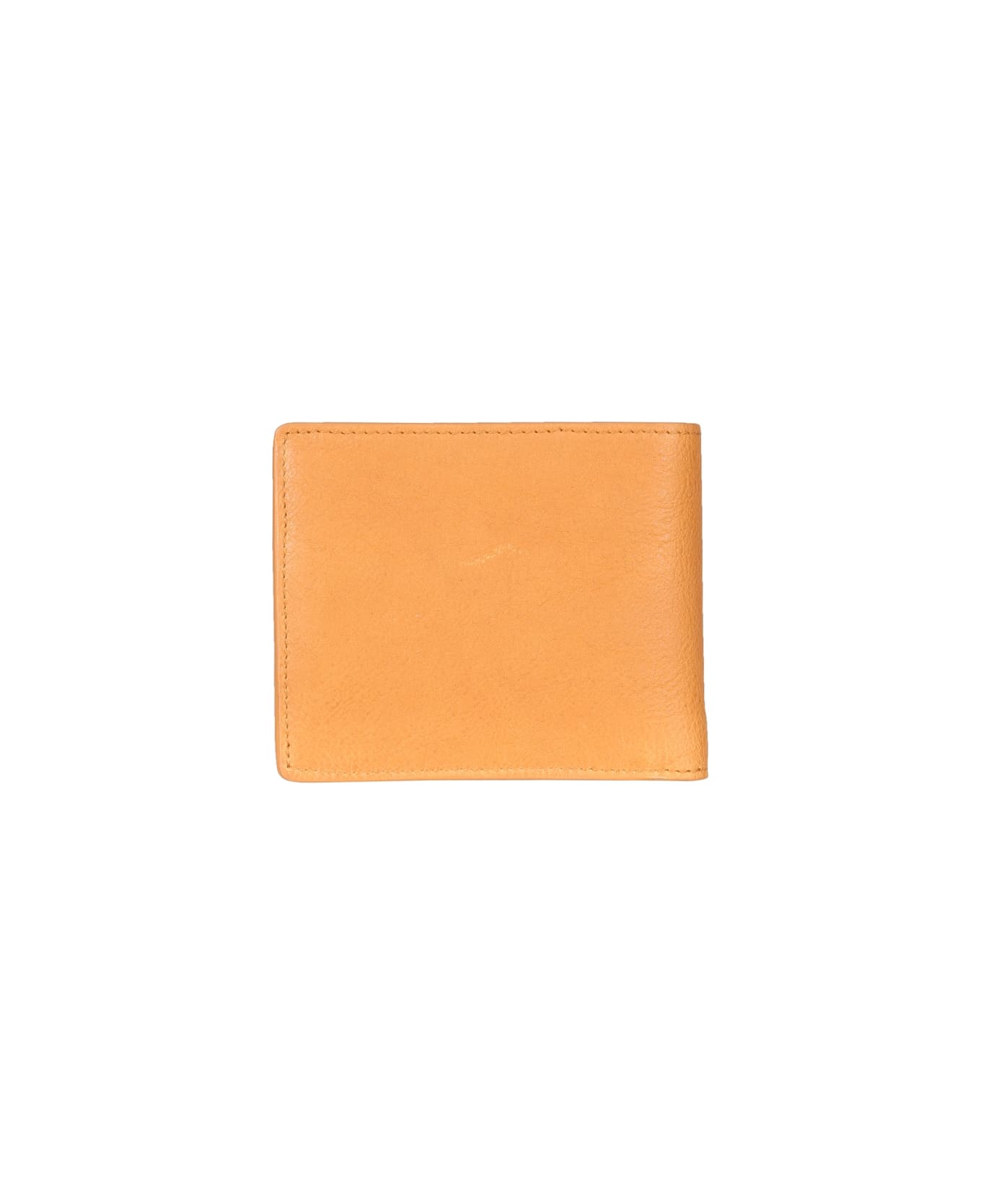 Il Bisonte Leather Bifold Wallet - BEIGE