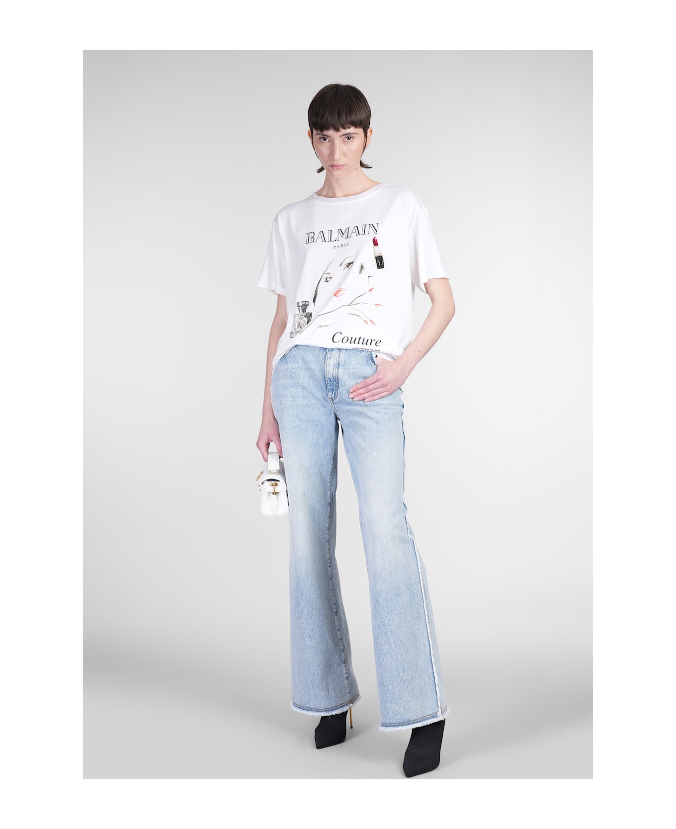 Balmain Jeans In Blue Cotton - blue