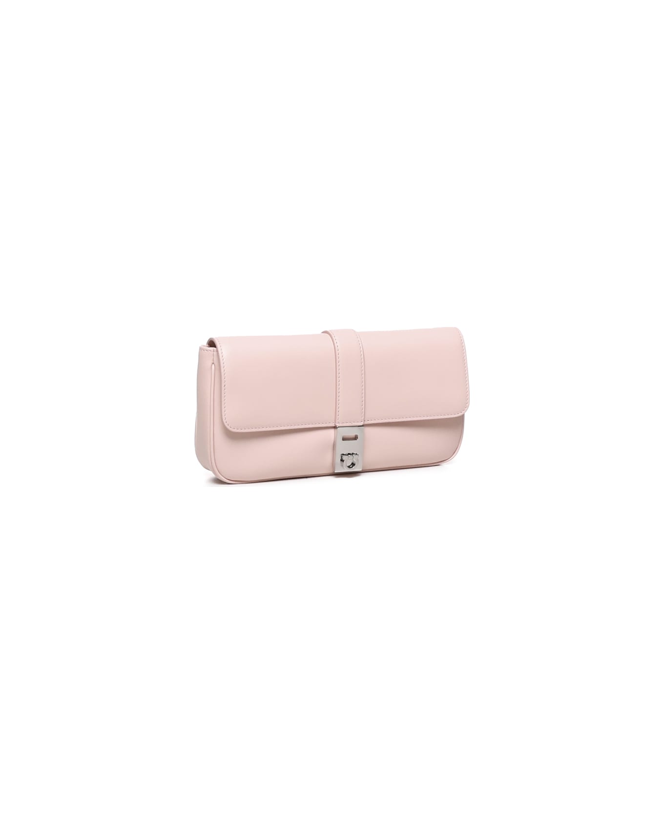 Ferragamo Shoulder Bag With Gancini Buckle - Pink ショルダーバッグ