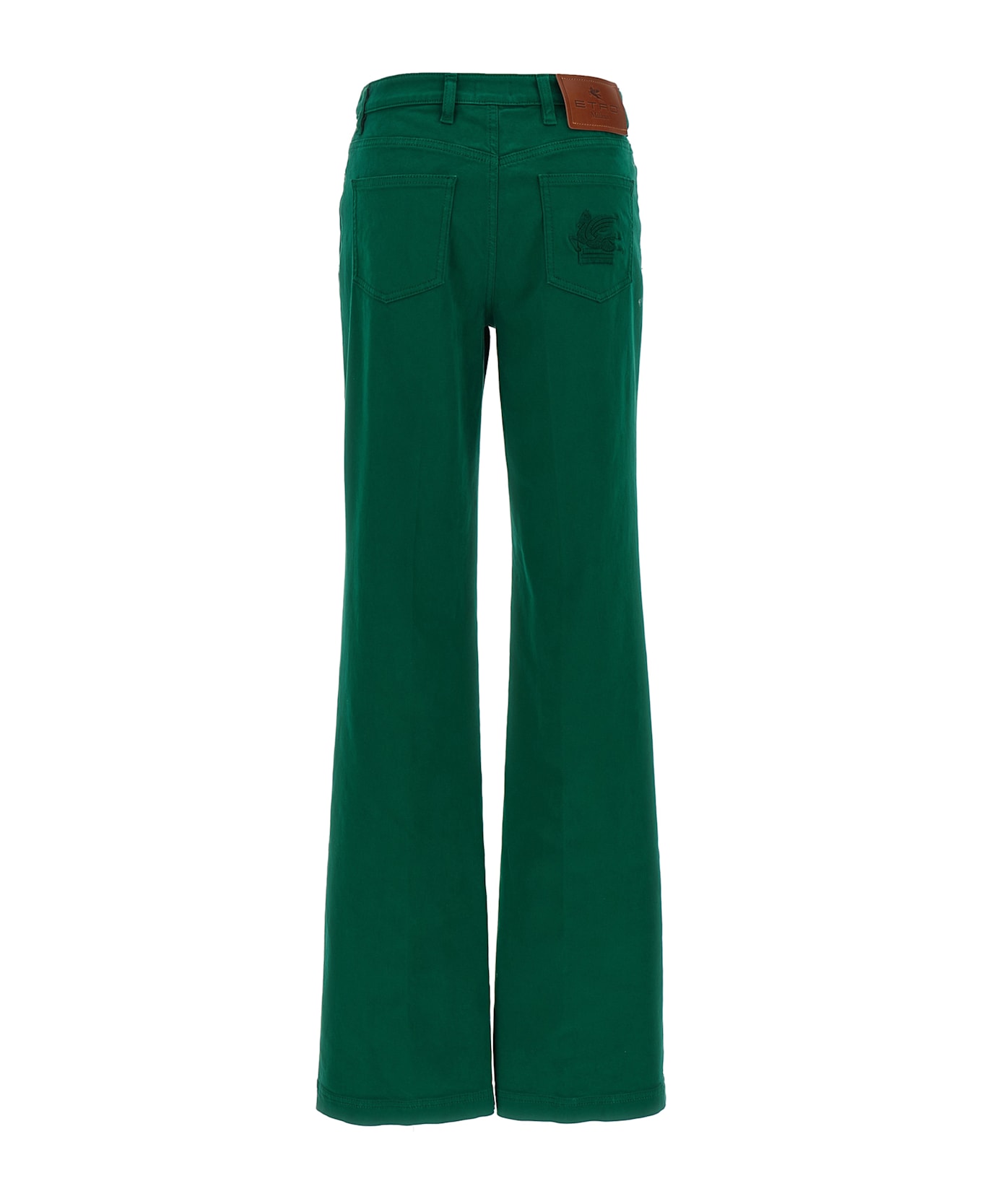 Etro Cotton Trousers - Green