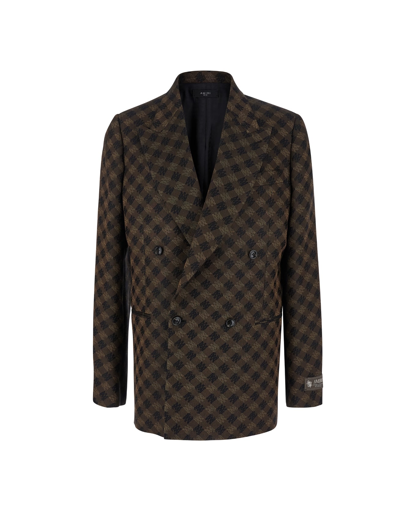 AMIRI Ma Quad Db Blazer - Brown