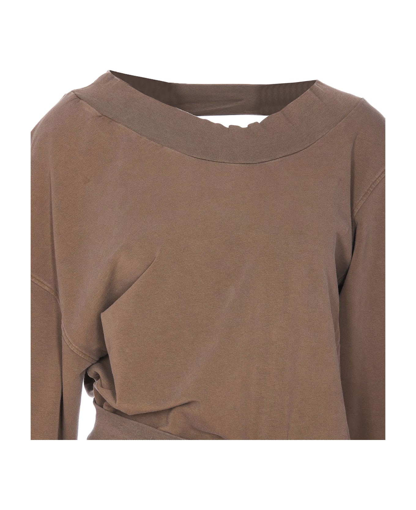 The Attico Mini Dress - Fade brown
