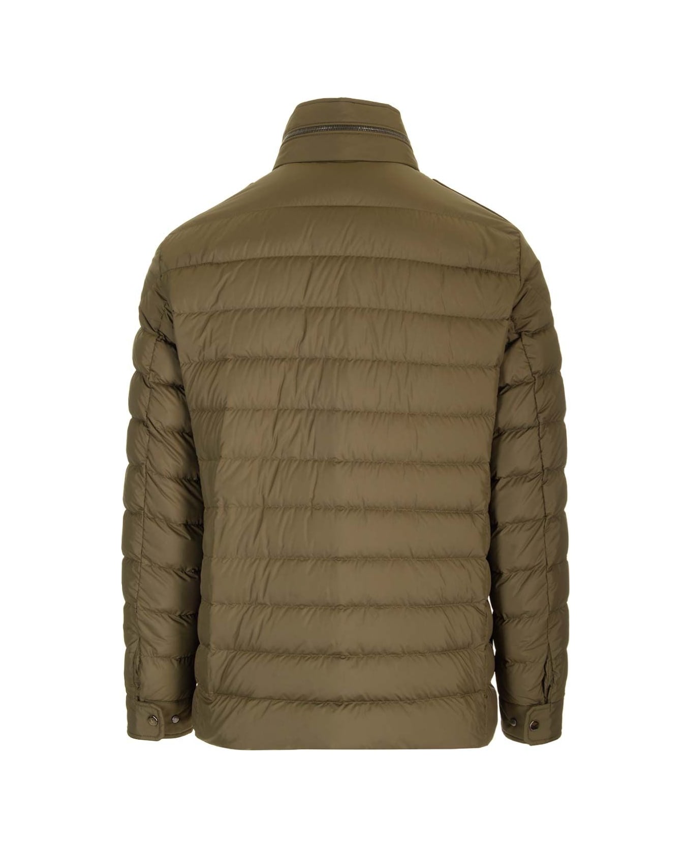 Moncler Fuciade Midi Down Jacket - GREEN