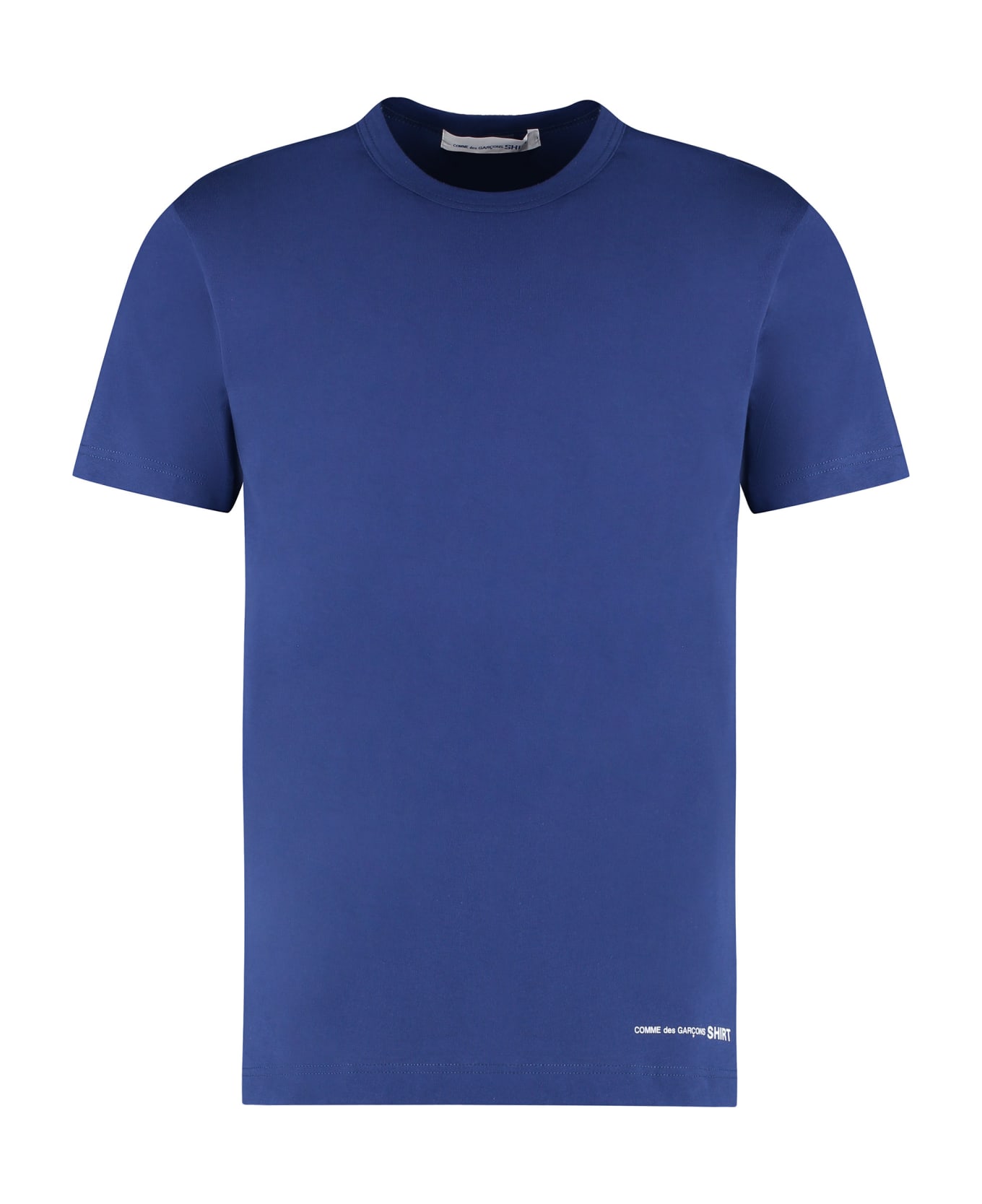 Comme des Garçons Shirt Cotton Crew-neck T-shirt - blue