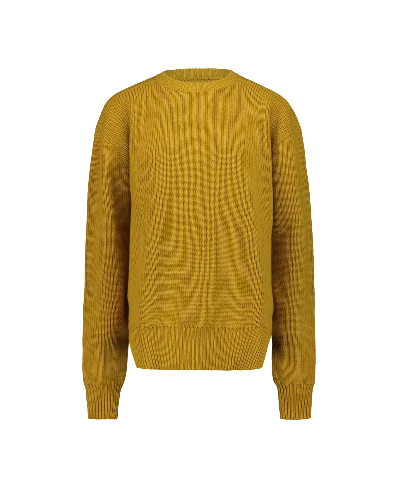 Rick Owens Fishermann Crew Neck Sweater -  Lemon