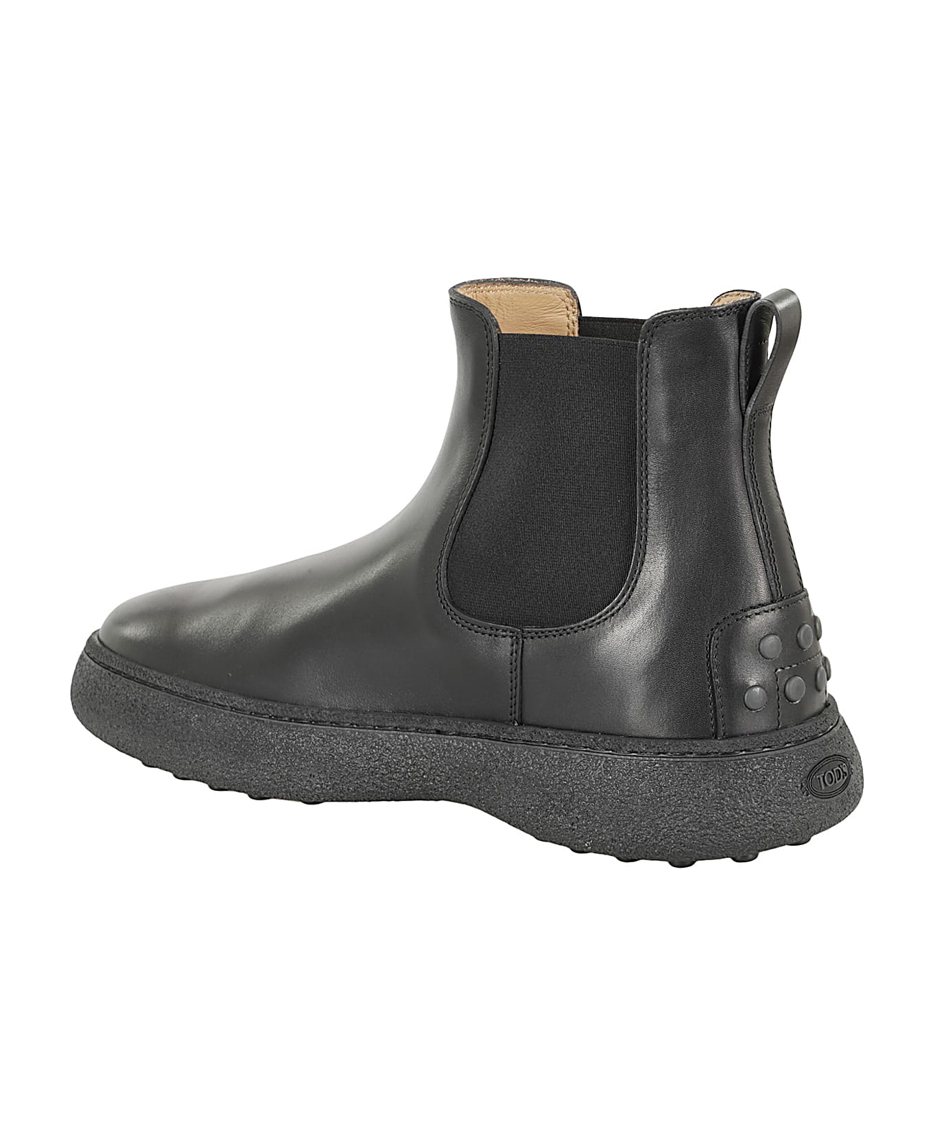 Tod's Tronchetto Elast Winter Gommino 06l - Nero