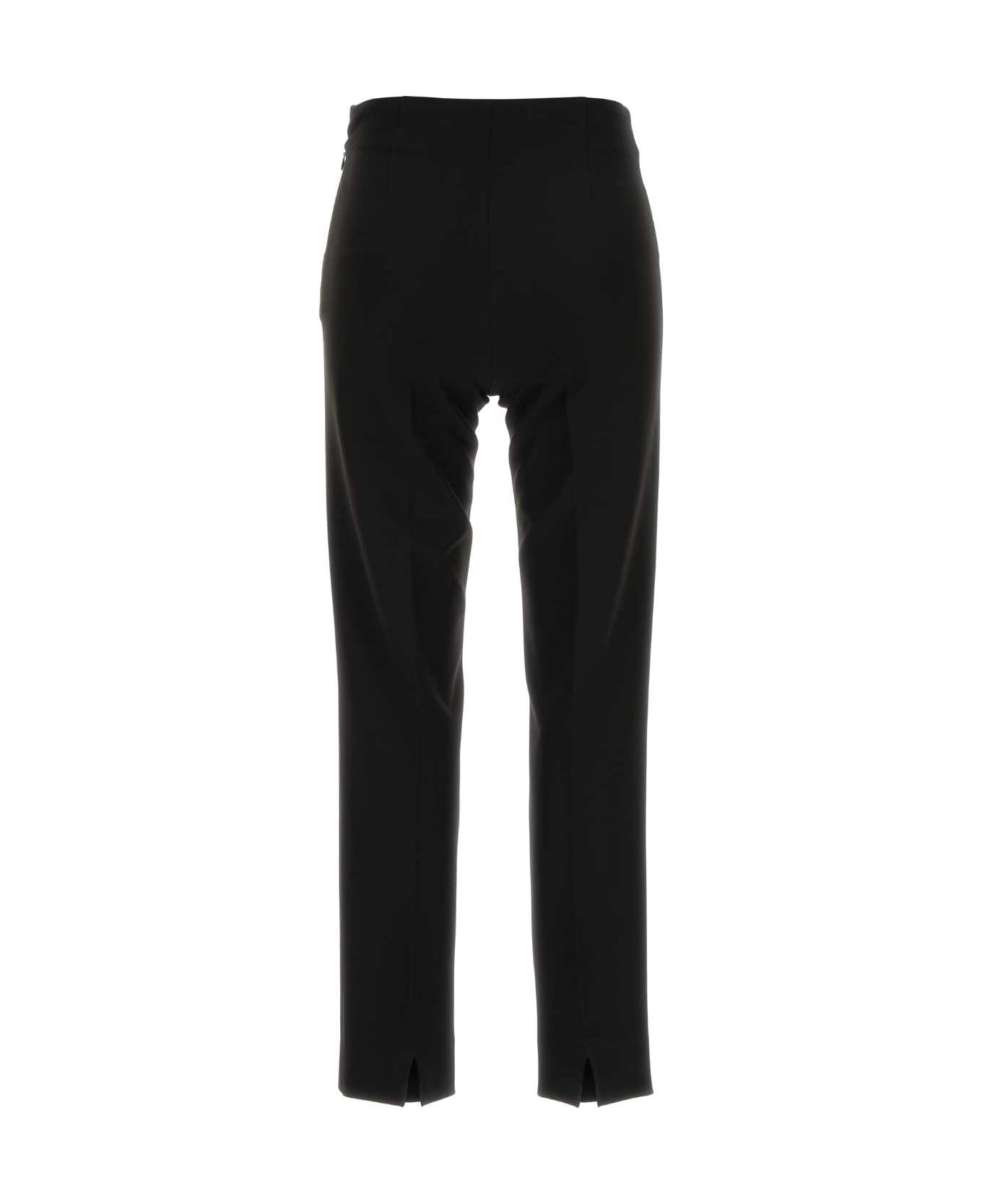 PT Torino Black Stretch Polyester Gioia Pant - NERO