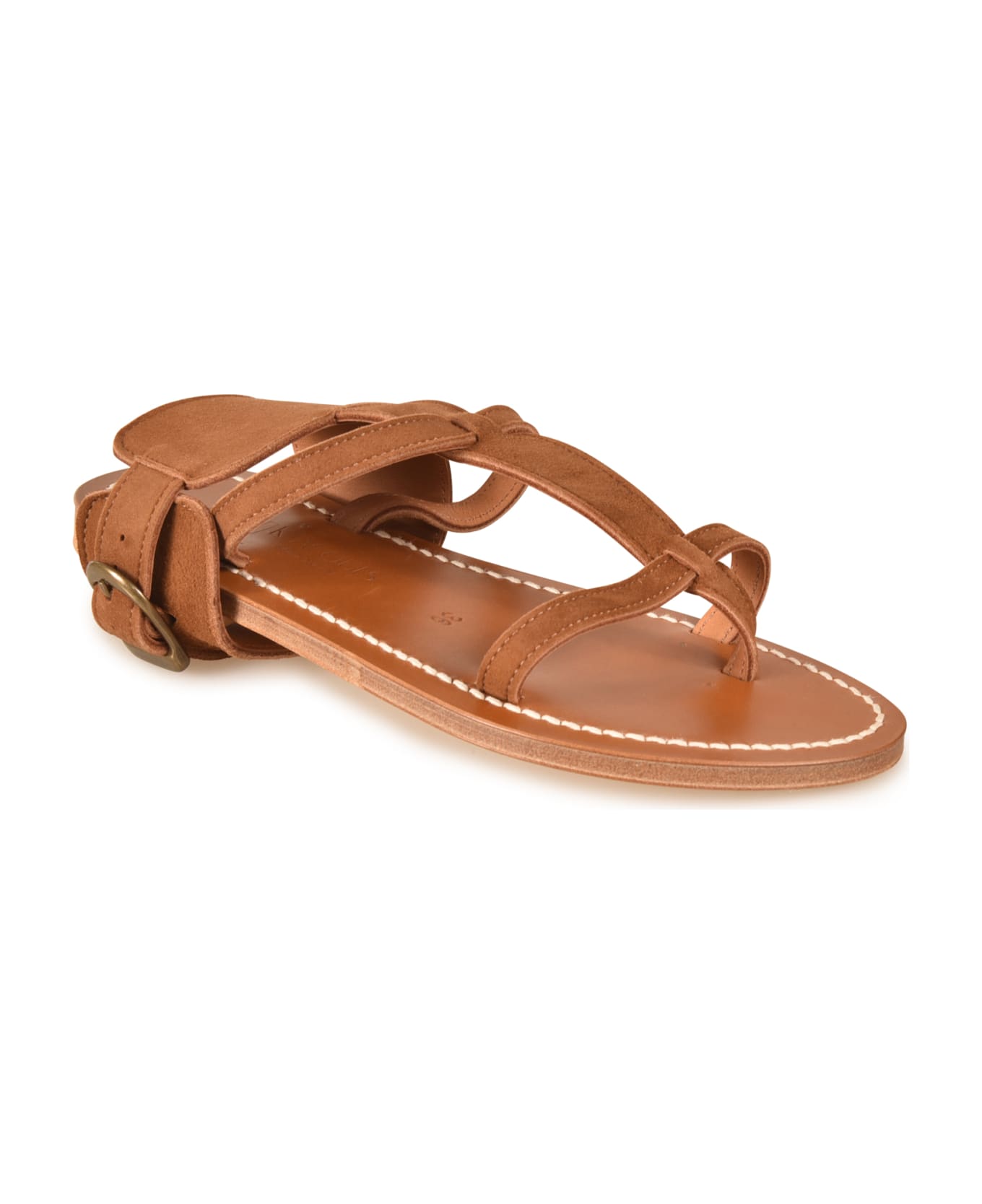 K.Jacques Ankle Buckle Strap Sandals - Leather サンダル