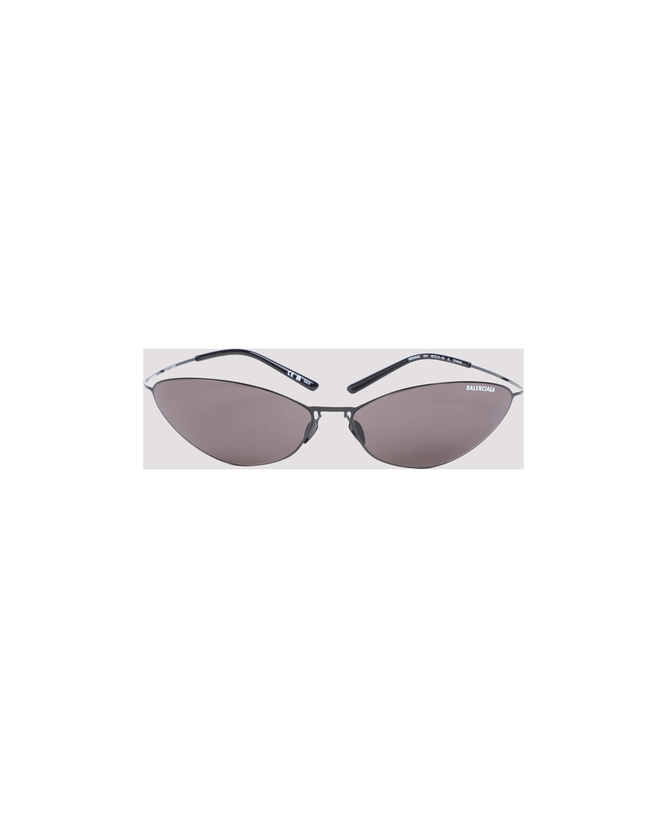 Balenciaga Malibu Round Sunglasses - Black