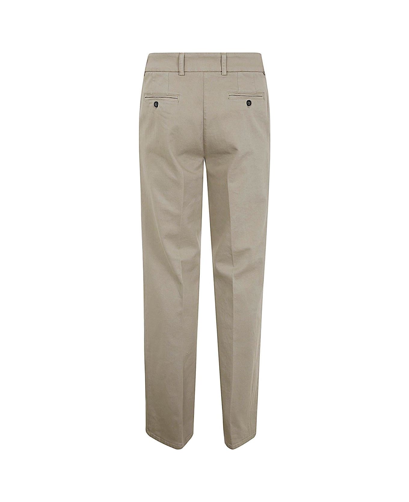 N.21 Straight Leg Loose Fit Trousers - Beige