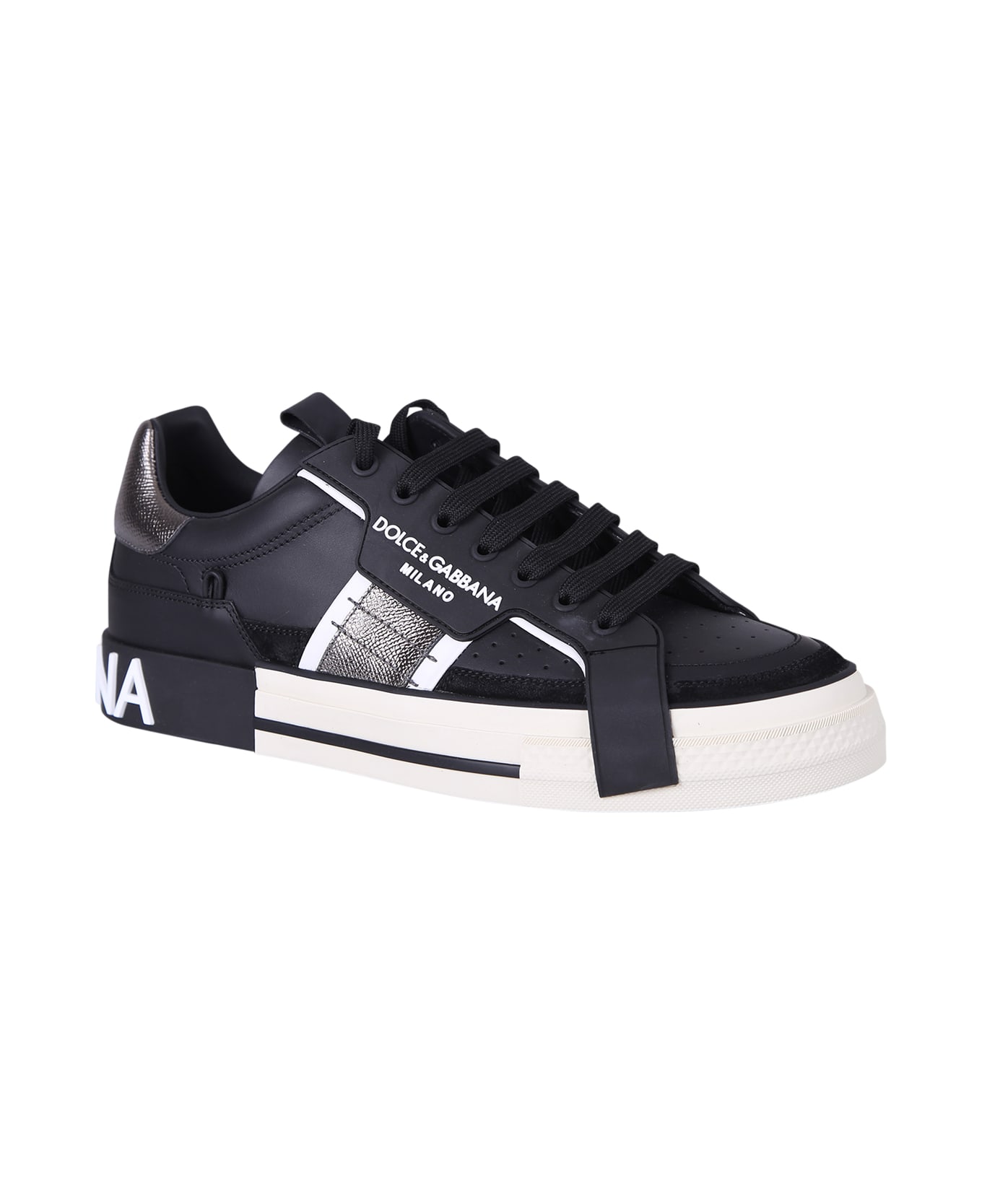Dolce & Gabbana Branded Sneakers - Black