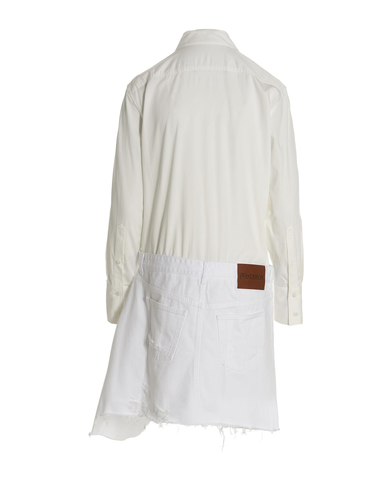 J.W. Anderson Hybrid Shirt Dress - White
