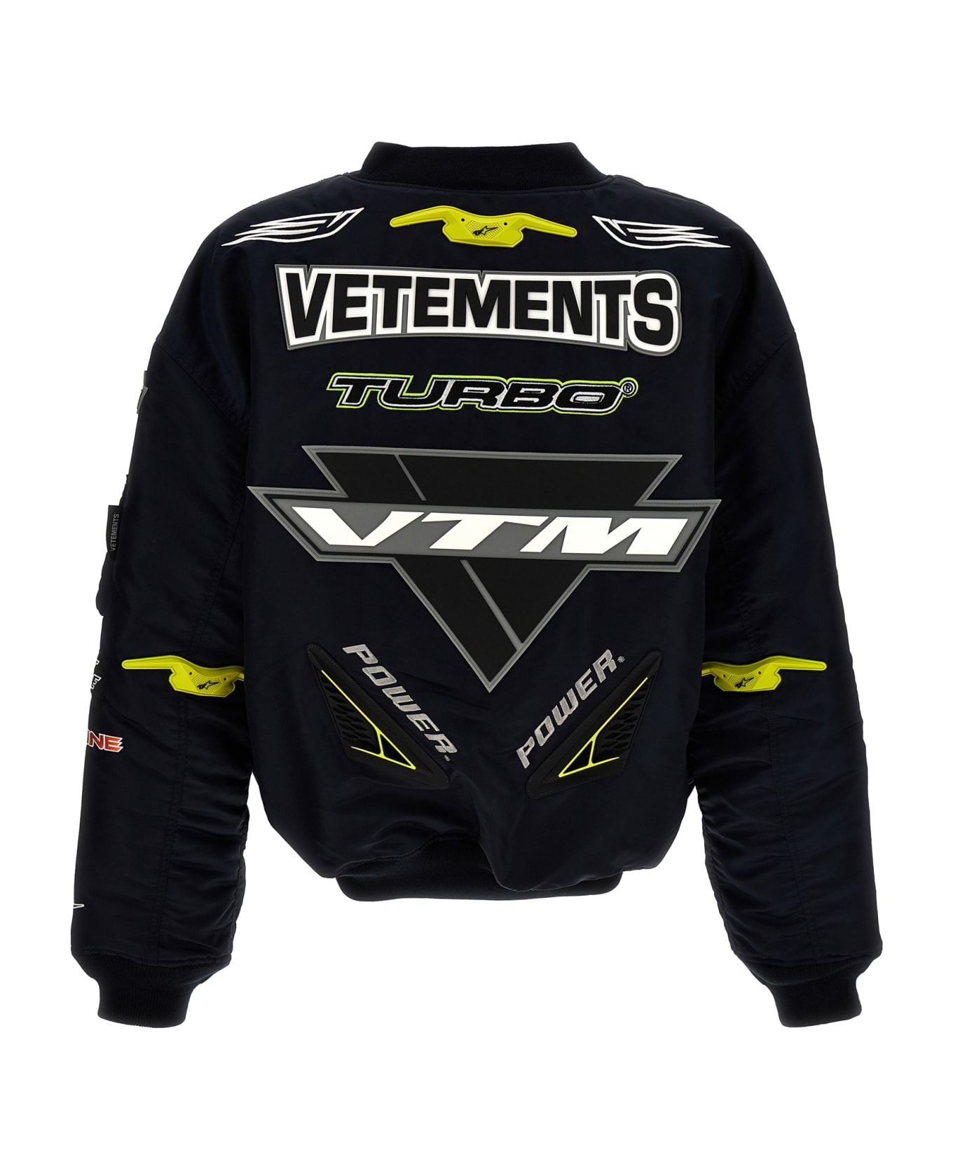 Vetements X Alpha Industries 'racing' Bomber Jacket | italist