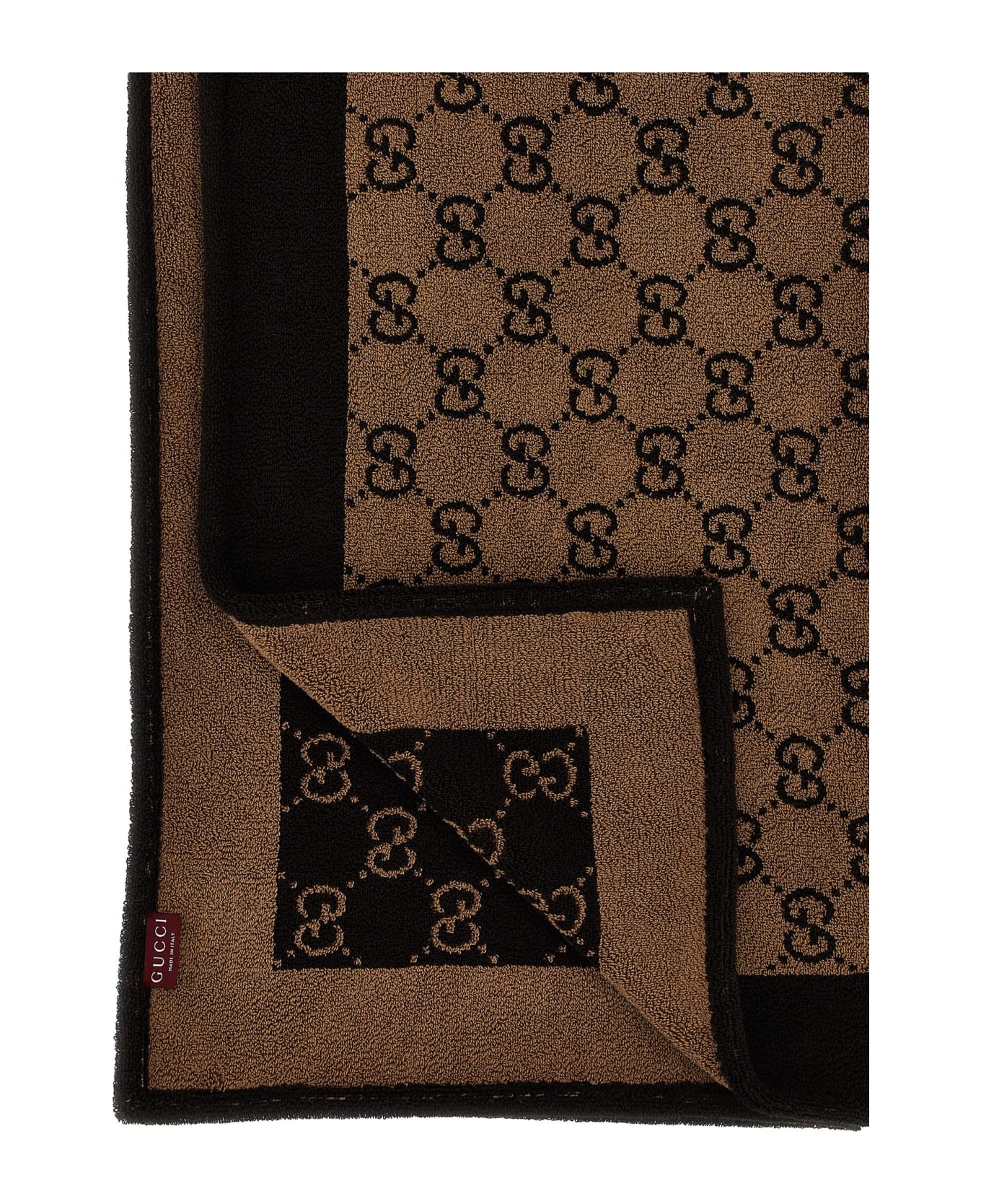 Gucci 'patrick' Beach Towel - Beige