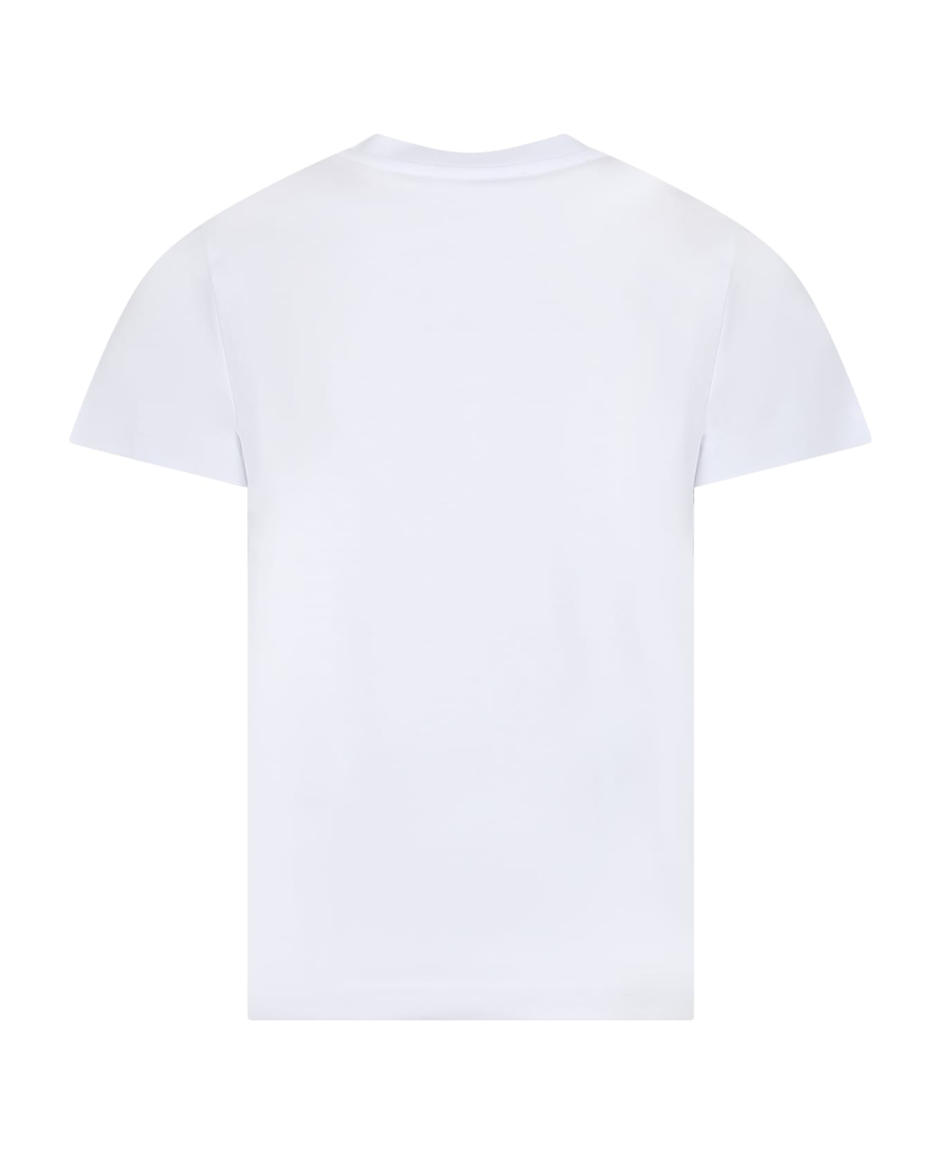 Dsquared2 White T-shirt For Boy With Logo