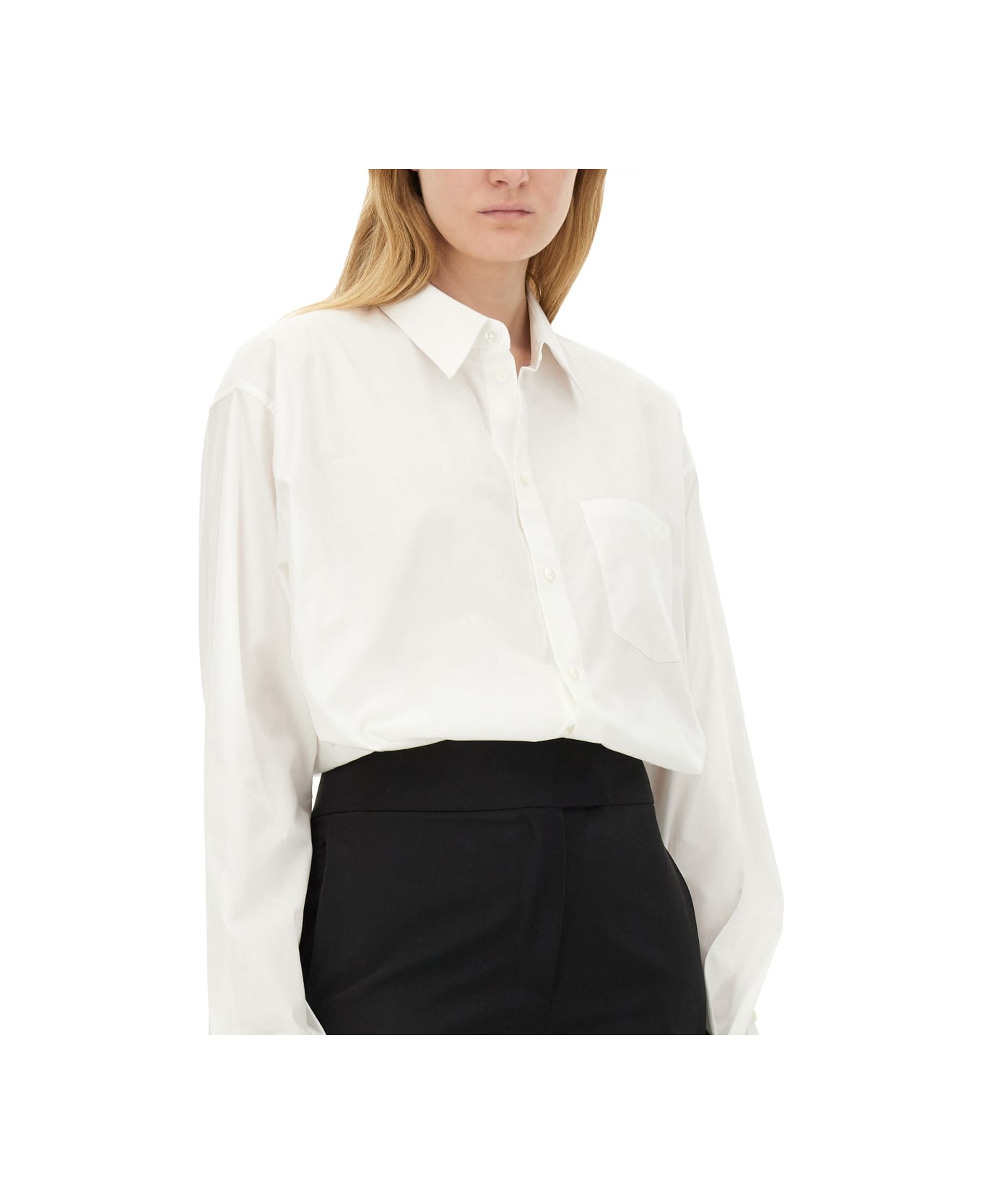 Helmut Lang Oversized Shirt - WHITE