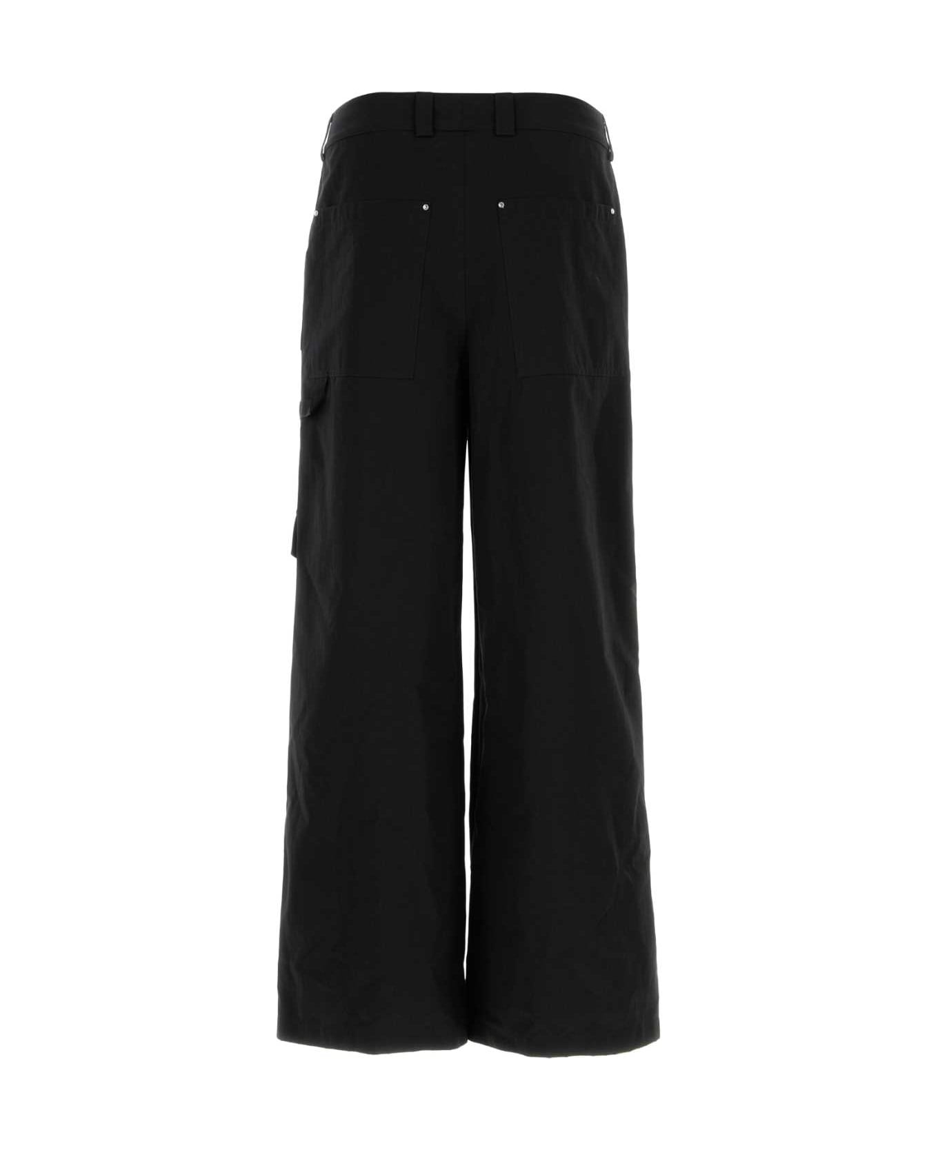 Alexander McQueen Black Cotton Cargo Pant - Black