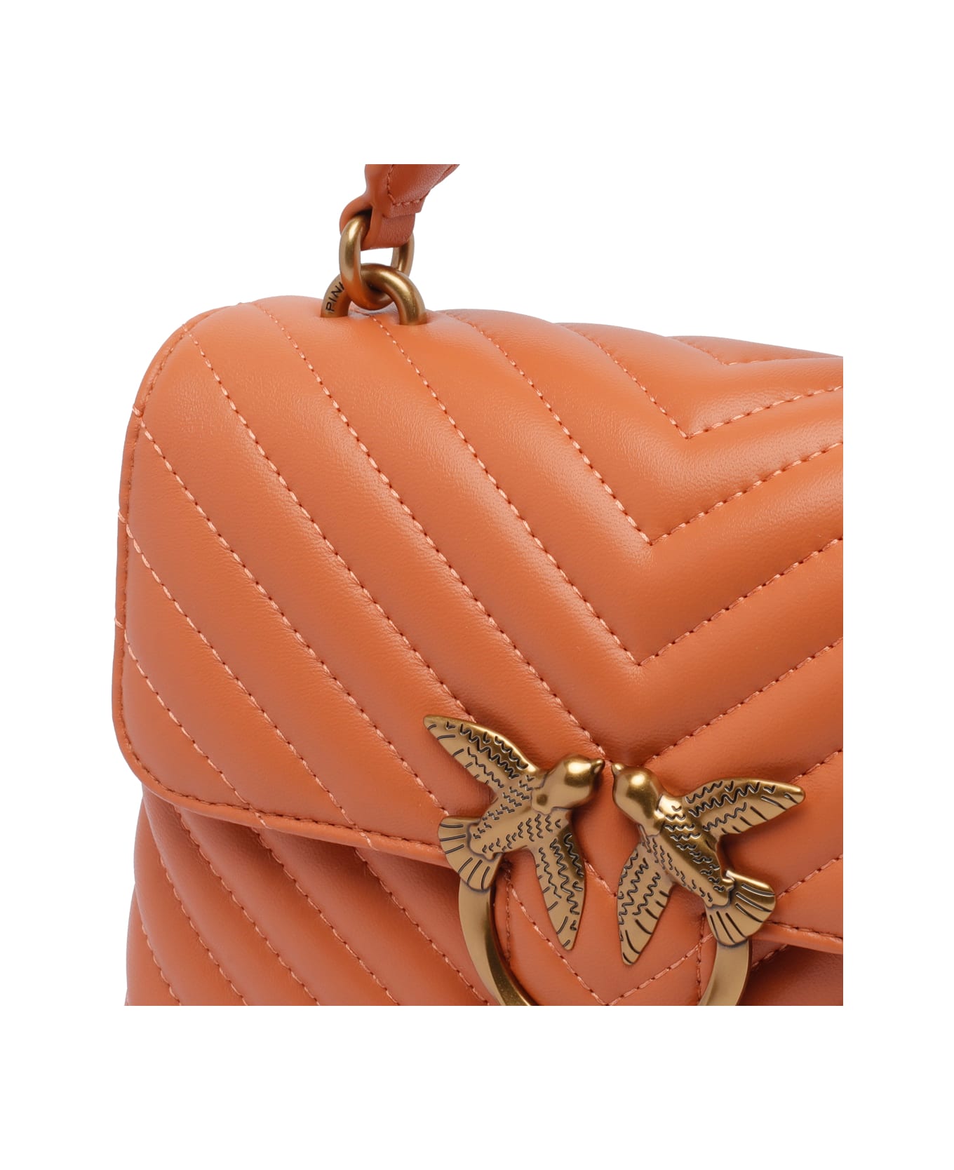 Pinko Lady Love Puffer Mini Handbag - Orange
