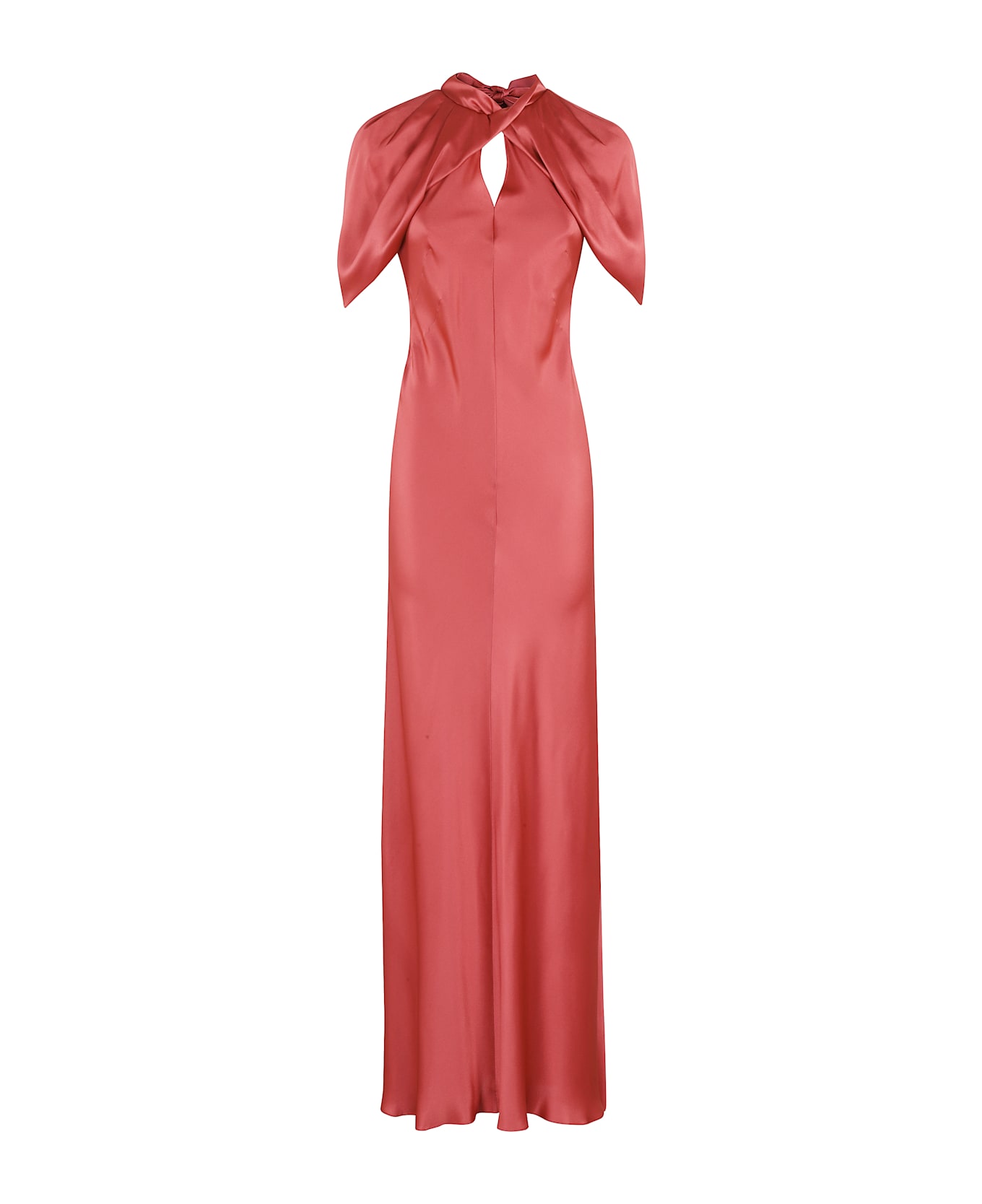 Alberta Ferretti Abito Satin - Viola